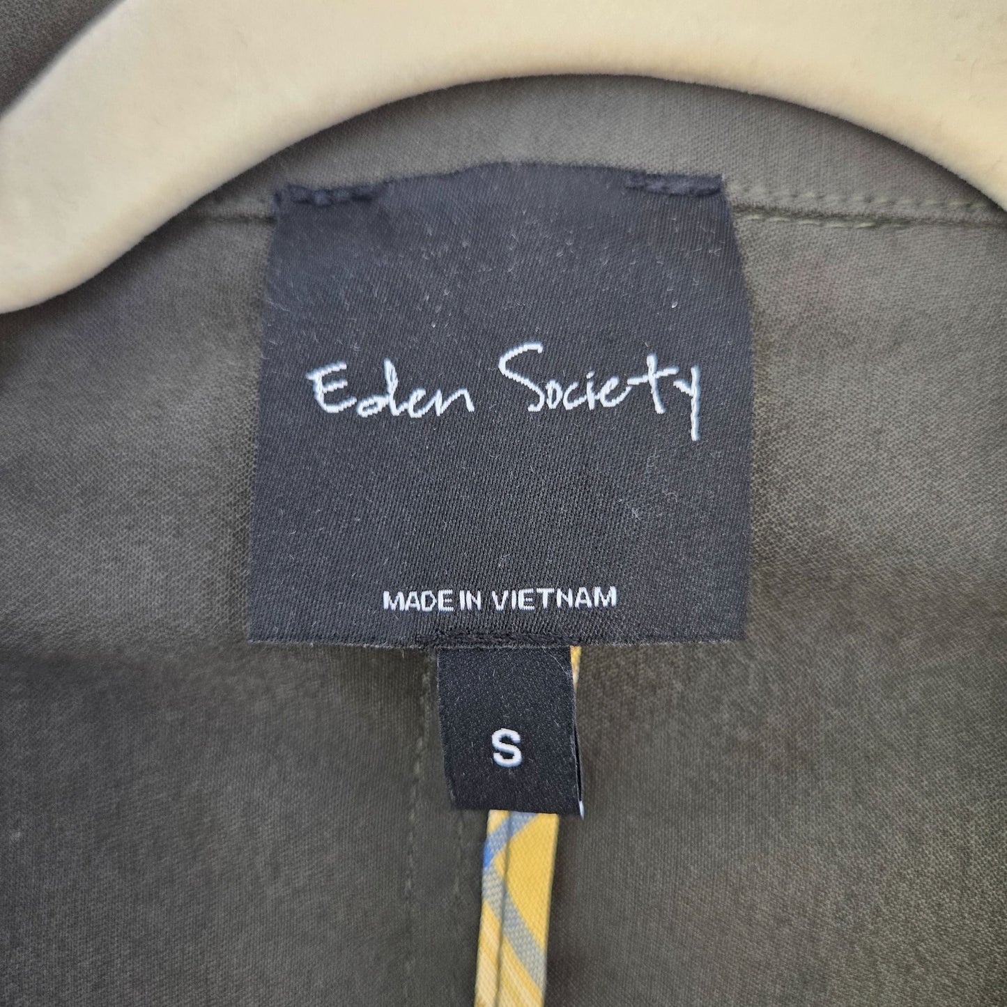 Eden Society Laysha Olive Green Utility Jacket Size Small