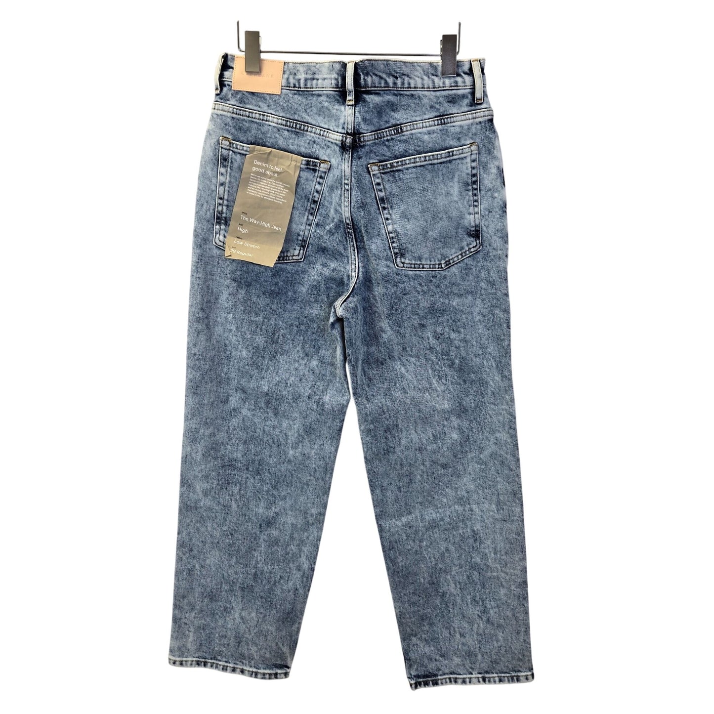 NWT Everlane The Way High Jeans in Acid Wash Size 29