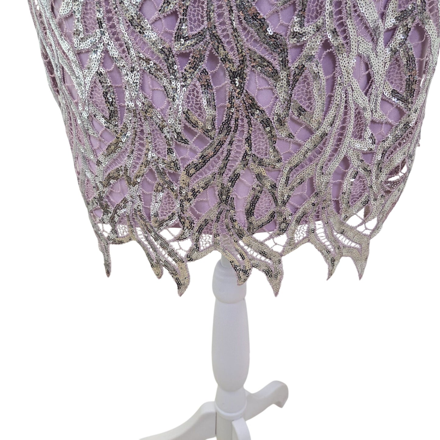 Adrianna Papell Sequin Embellished Sleeveless Special Occasion Dress Size 6