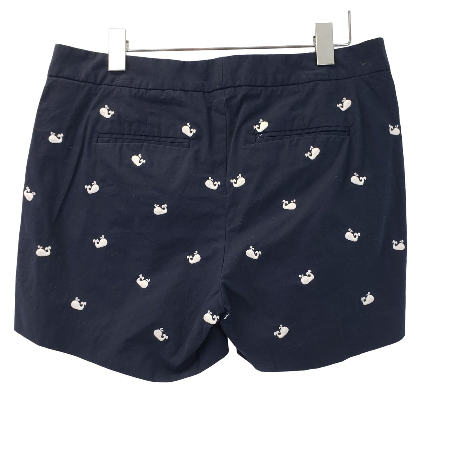 Brooks Brothers "346" Embroidered Whale Print Chino Shorts Size 8