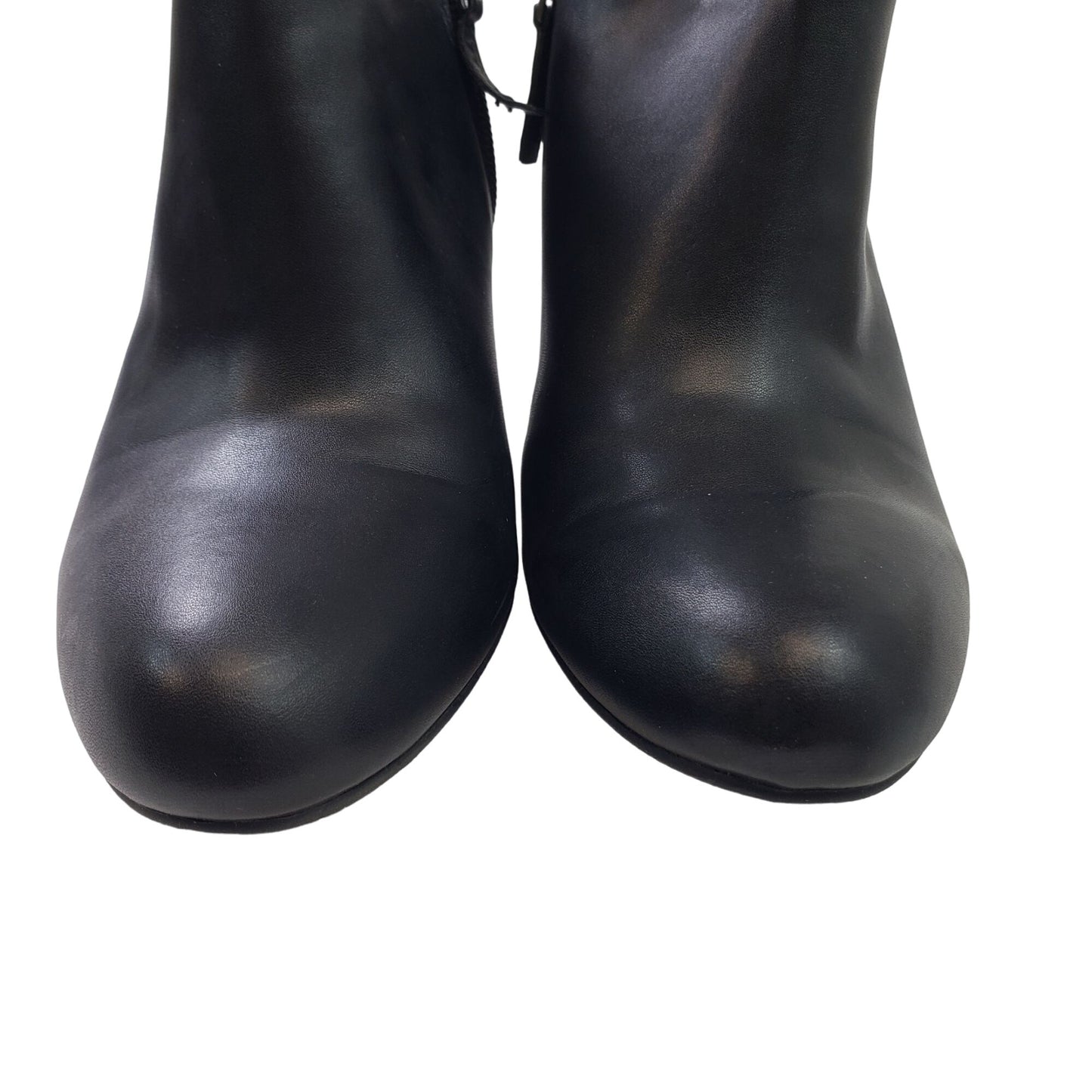 Franco Sarto Frama Vegan Leather Heeled Booties Size 9.5