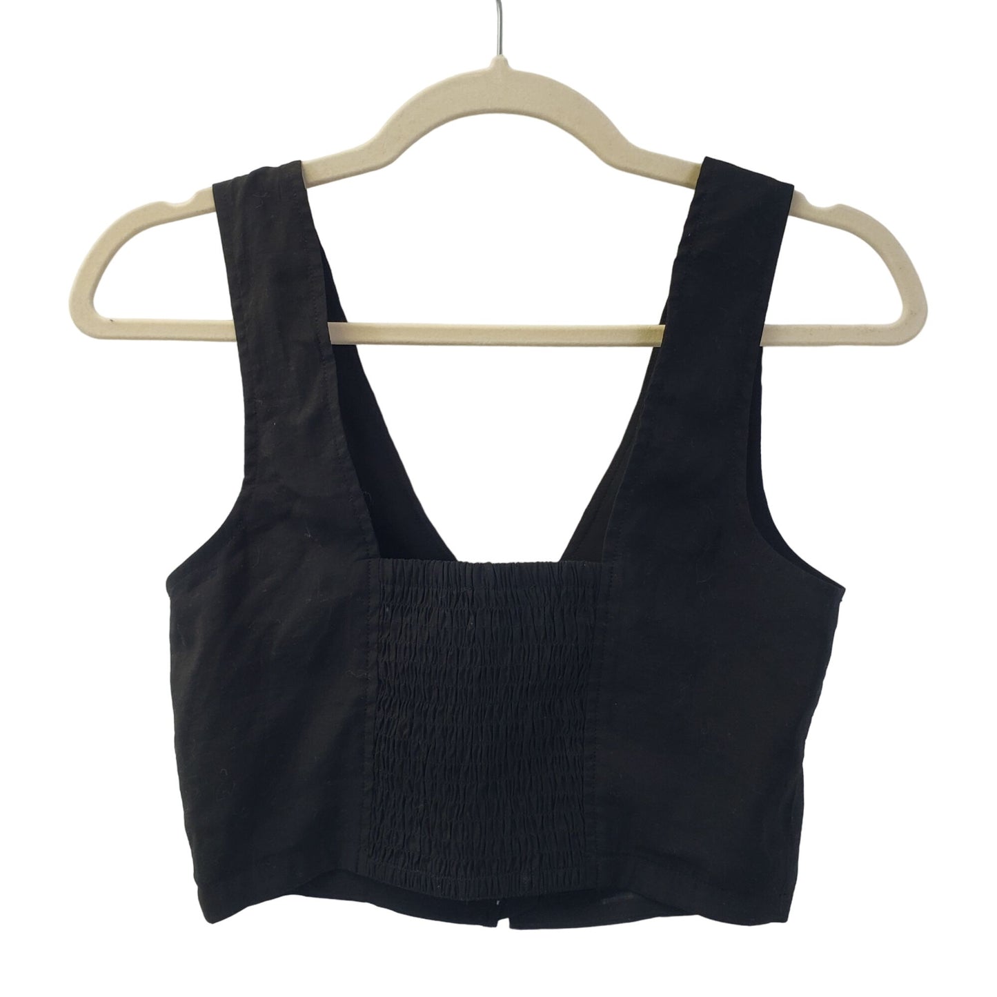 NWT Madewell Clare Elyaf Drape Crop Top Size 00