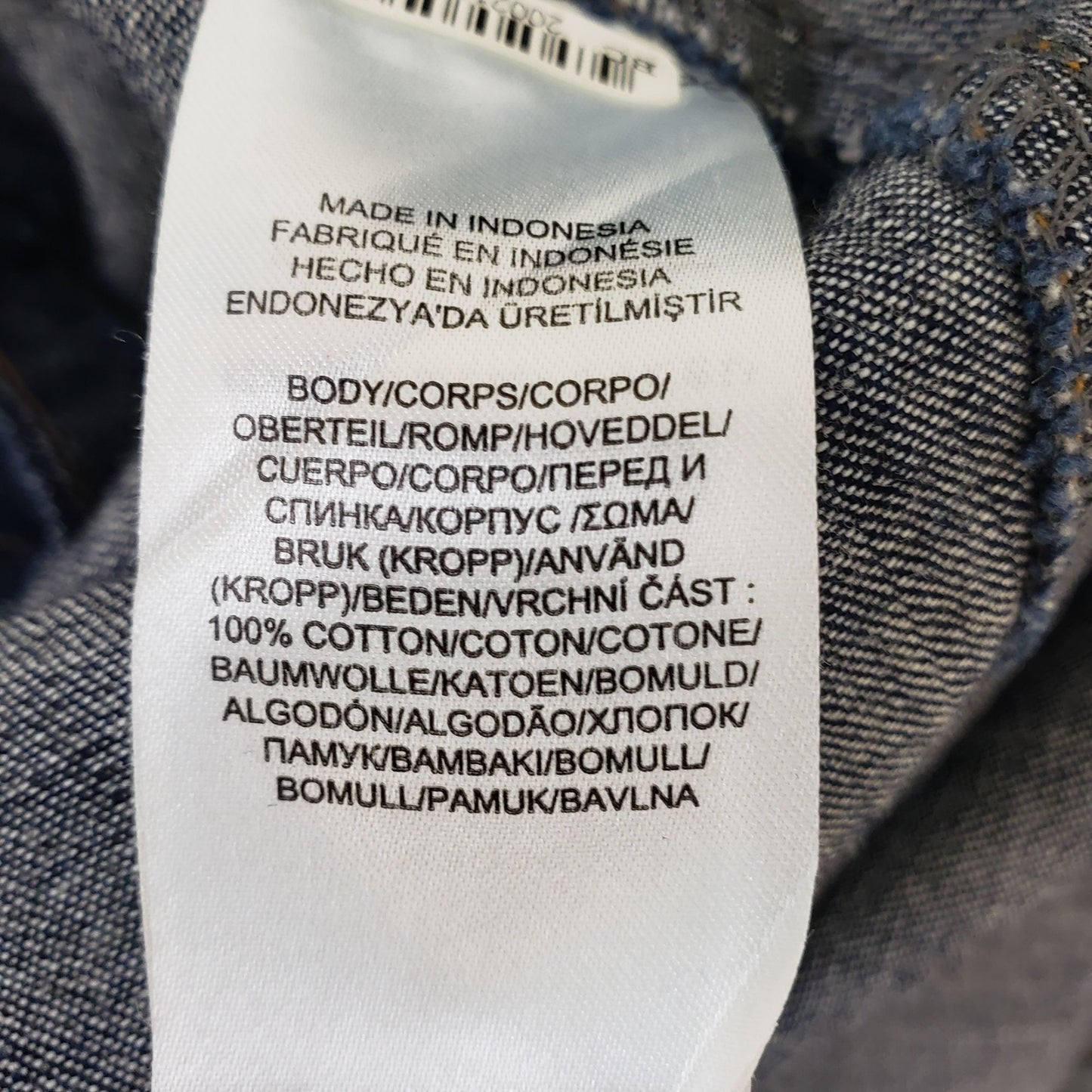 Lauren Ralph Lauren Chambray Midi Shirt Dress Size 8 *Missing Belt*