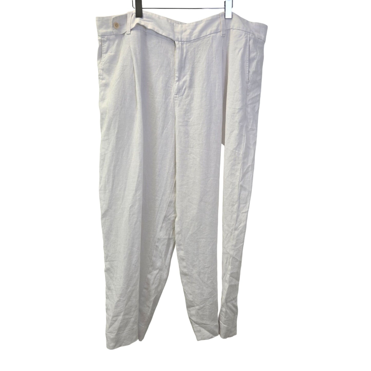 NWT Madewell The Harlow Wide Leg Linen Pants Size 14