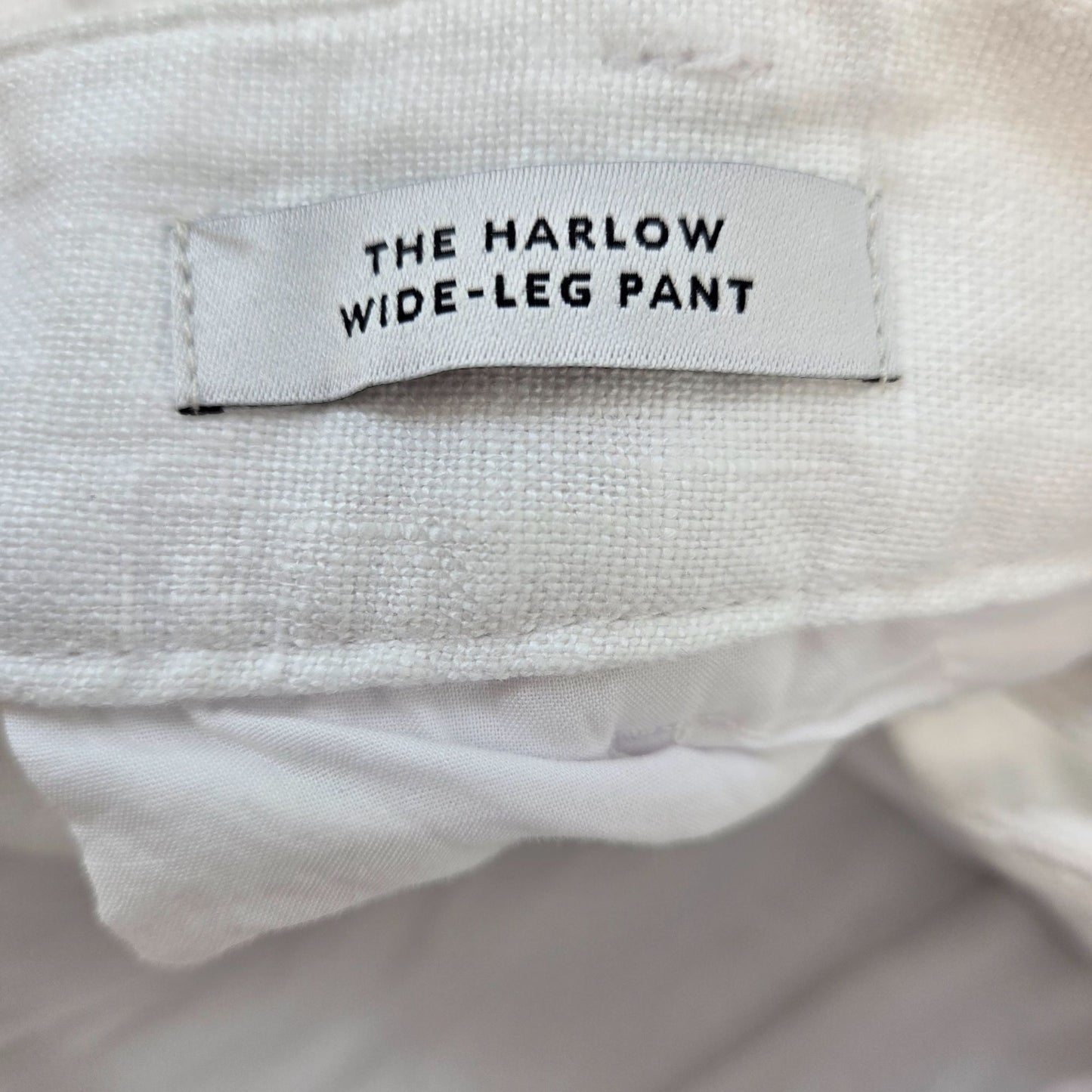 NWT Madewell The Harlow Wide Leg Linen Pants Size 14