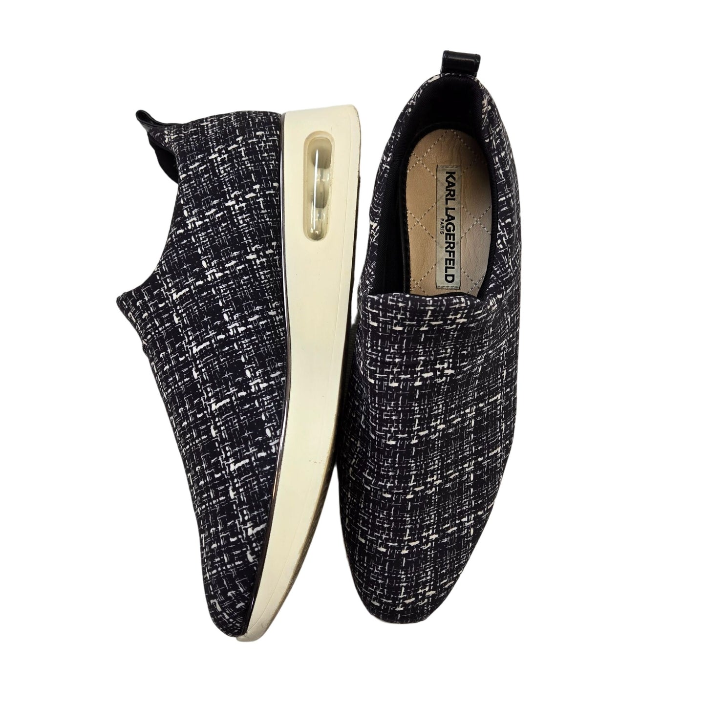 Karl Lagerfeld Camden 2 Neoprene Platform Slip-On Sneakers Size 9