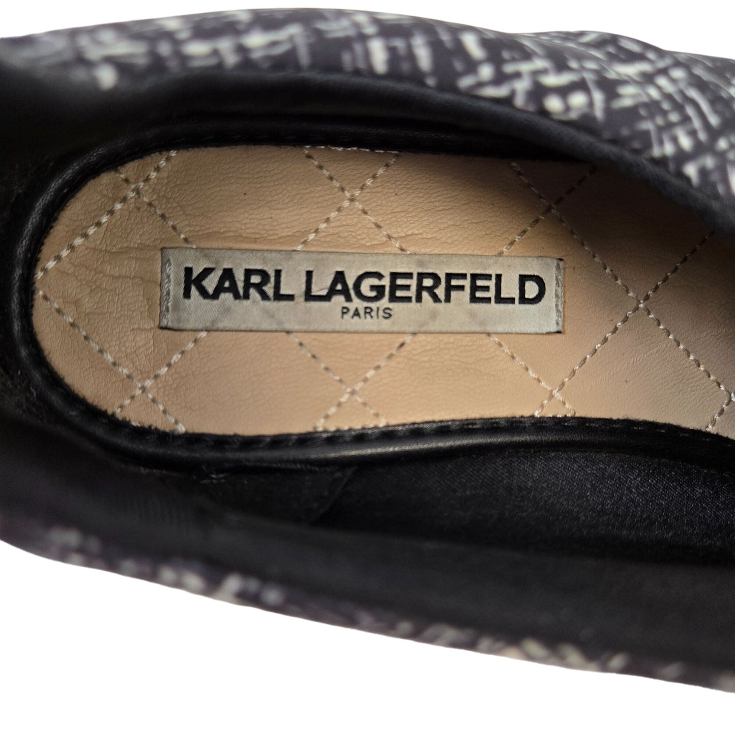 Karl Lagerfeld Camden 2 Neoprene Platform Slip-On Sneakers Size 9