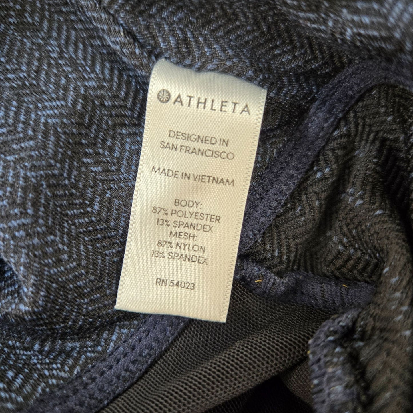 Athleta Mercer Herringbone Print Leggings with Side Pockets Size Medium