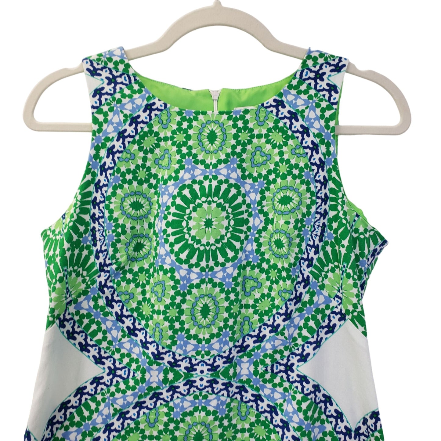 London Times Floral Burst Print Shift Dress Size 6