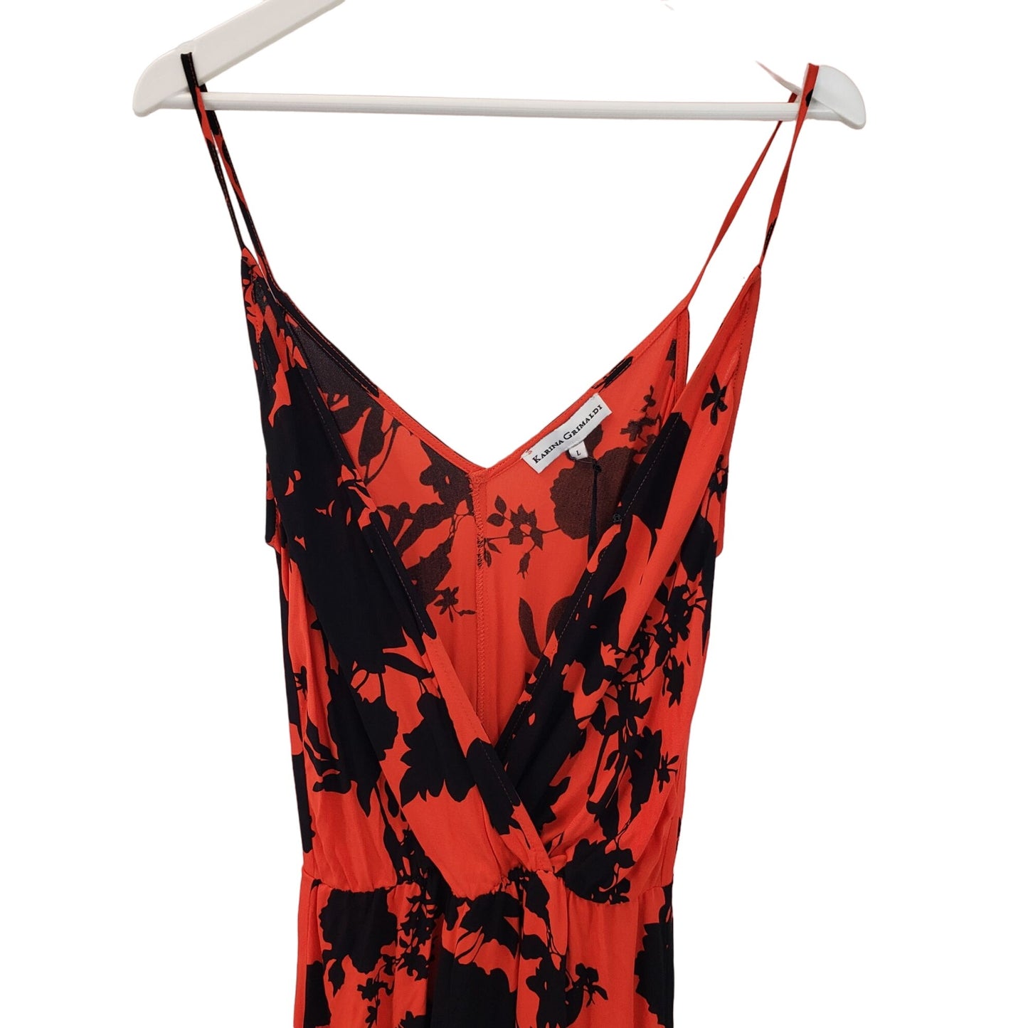 NWT Revolve Karina Grimaldi Lola Floral Sleeveless Maxi Dress Size M/L