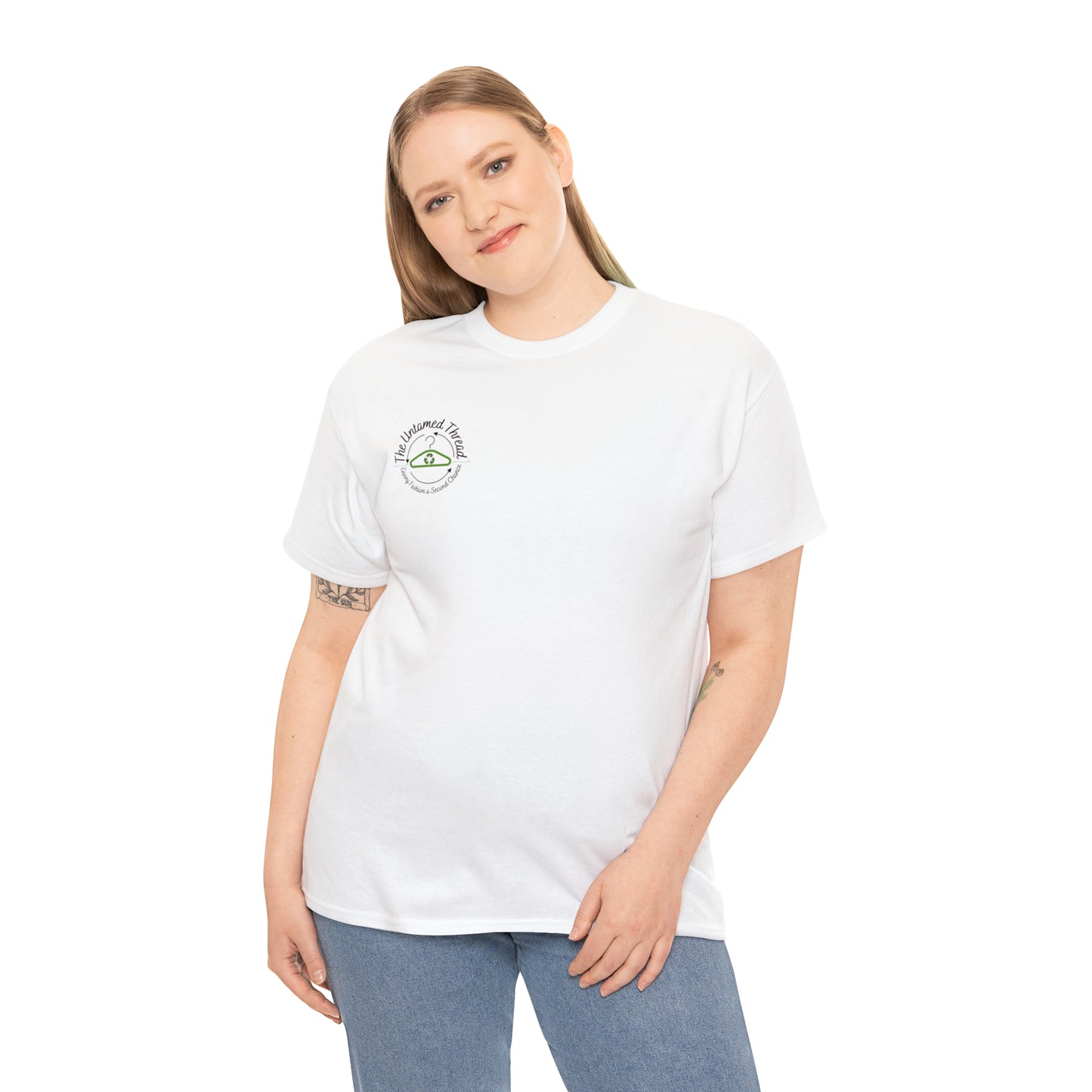 The Untamed Thread Logo Unisex Heavy Cotton Tee