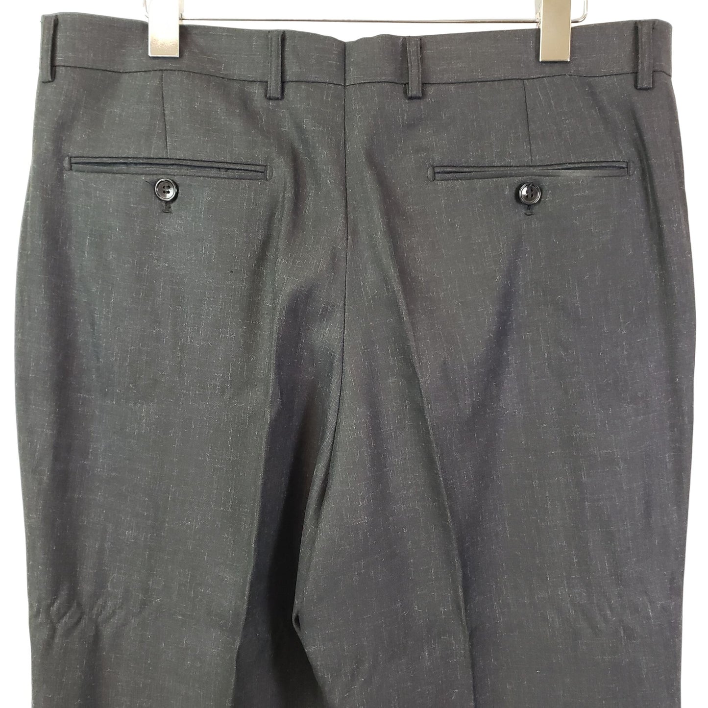 Boss Hugo Boss Heathered Black Dress Pants Size 36x30