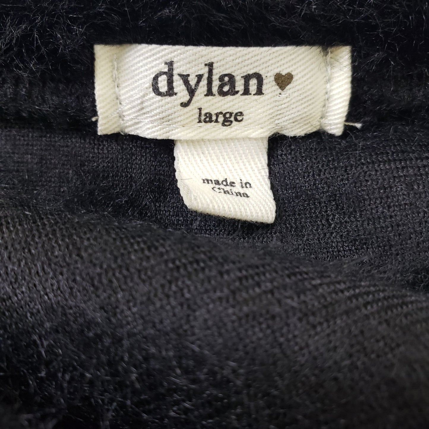 Dylan Faux Fur Crewneck Sweatshirt Size Large