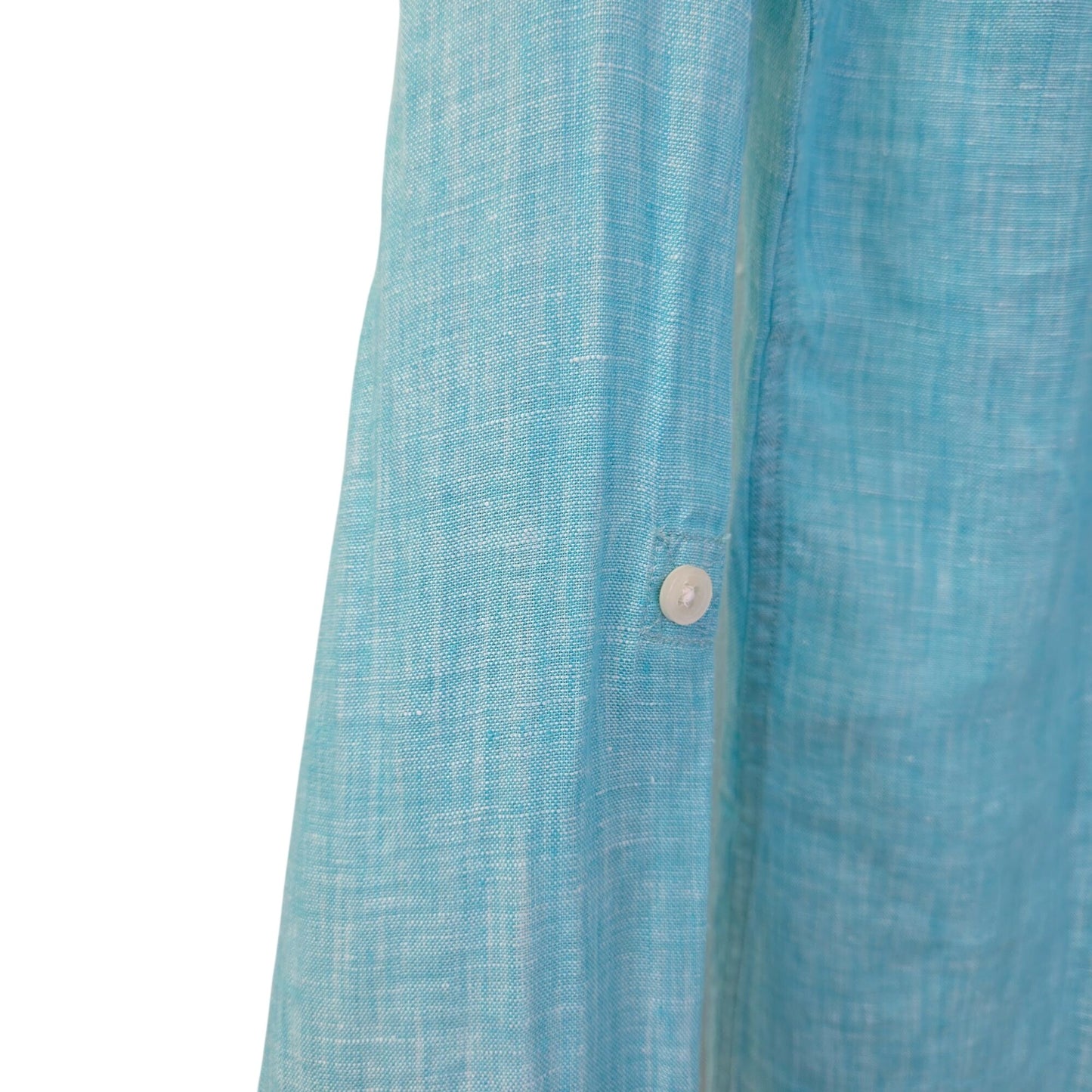NWT UNTUCKit 100% Linen Monthelie Long Sleeve Button Down Shirt Size 4