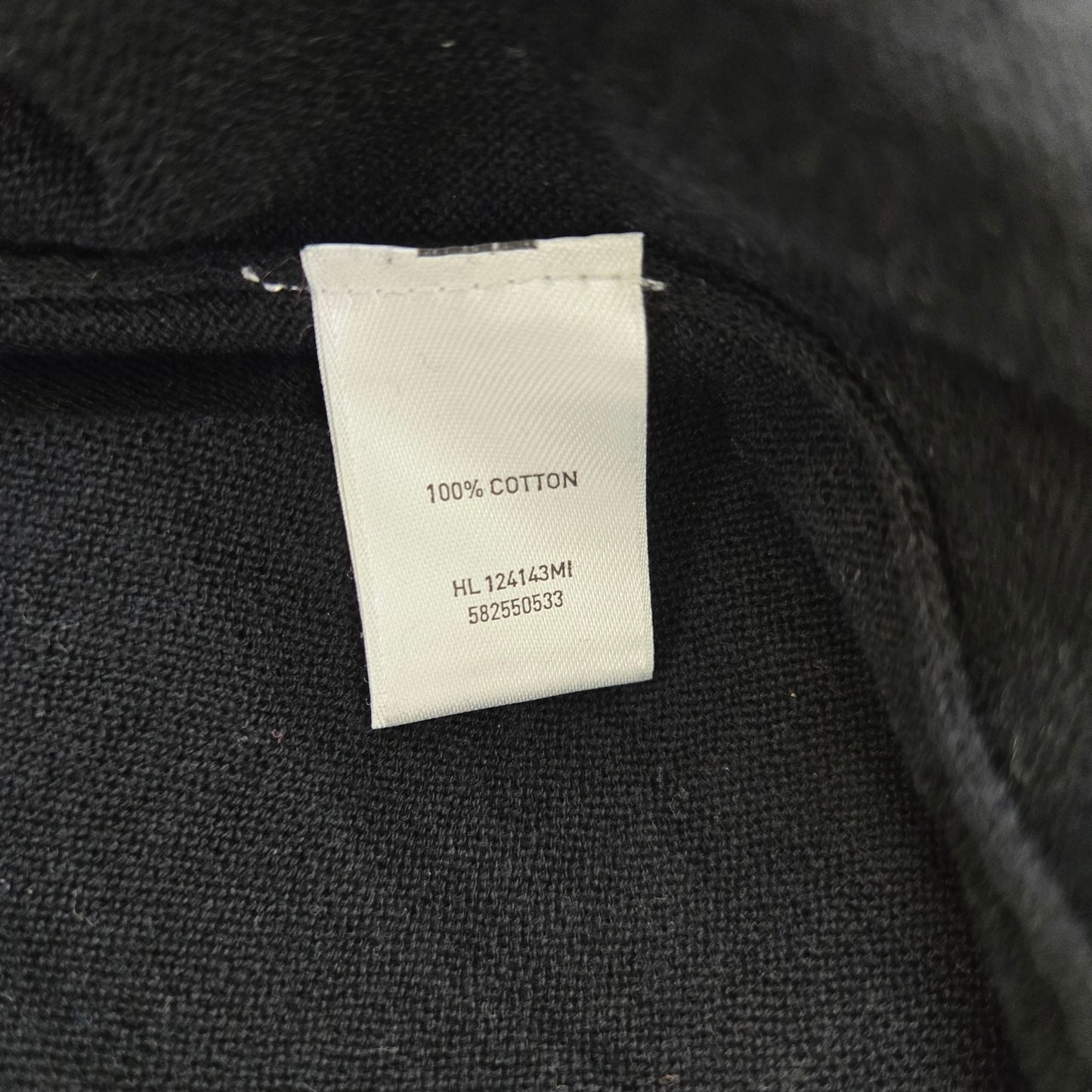 Halogen Cotton Peplum Bell Sleeve Crochet Detail Sweater Size Small