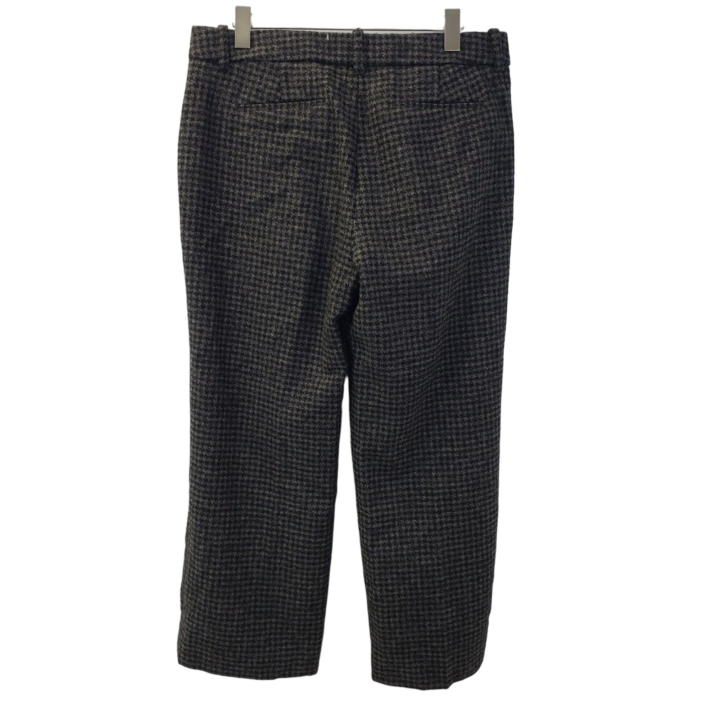 J. Crew 100% Wool Checked Trouser Pants Size 10