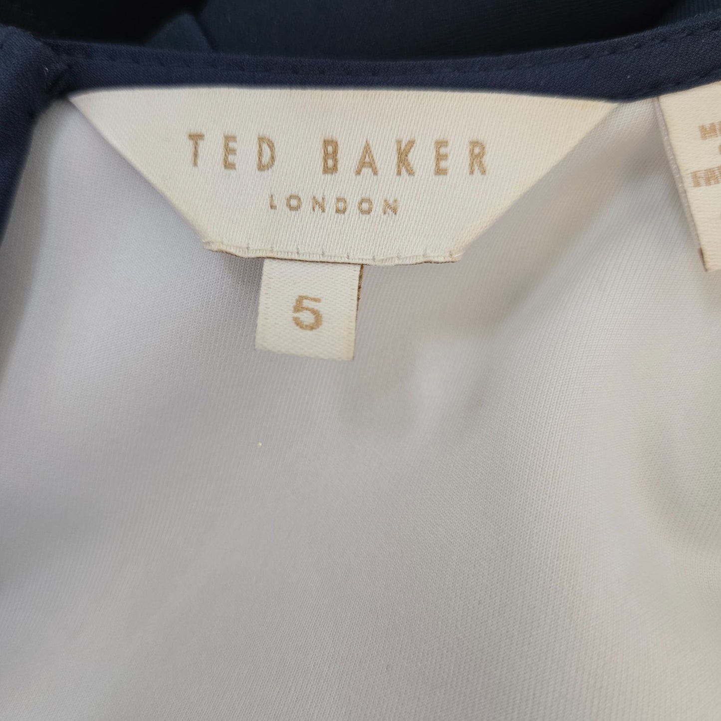 Ted Baker Gallah Floral Cap Sleeve Fit & Flare Skater Dress Size TB 5/US XL