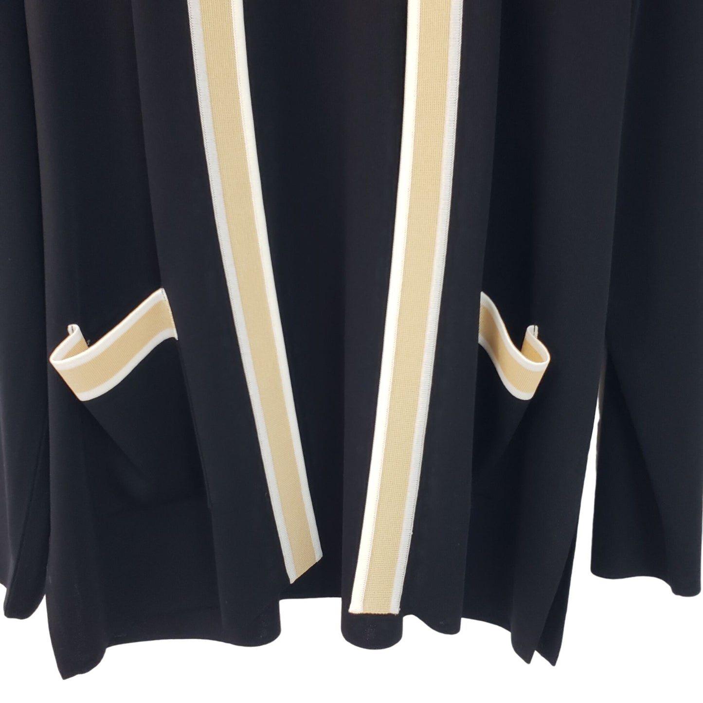 Exclusively Misook Colorblock Open Cardigan Sweater Size Medium