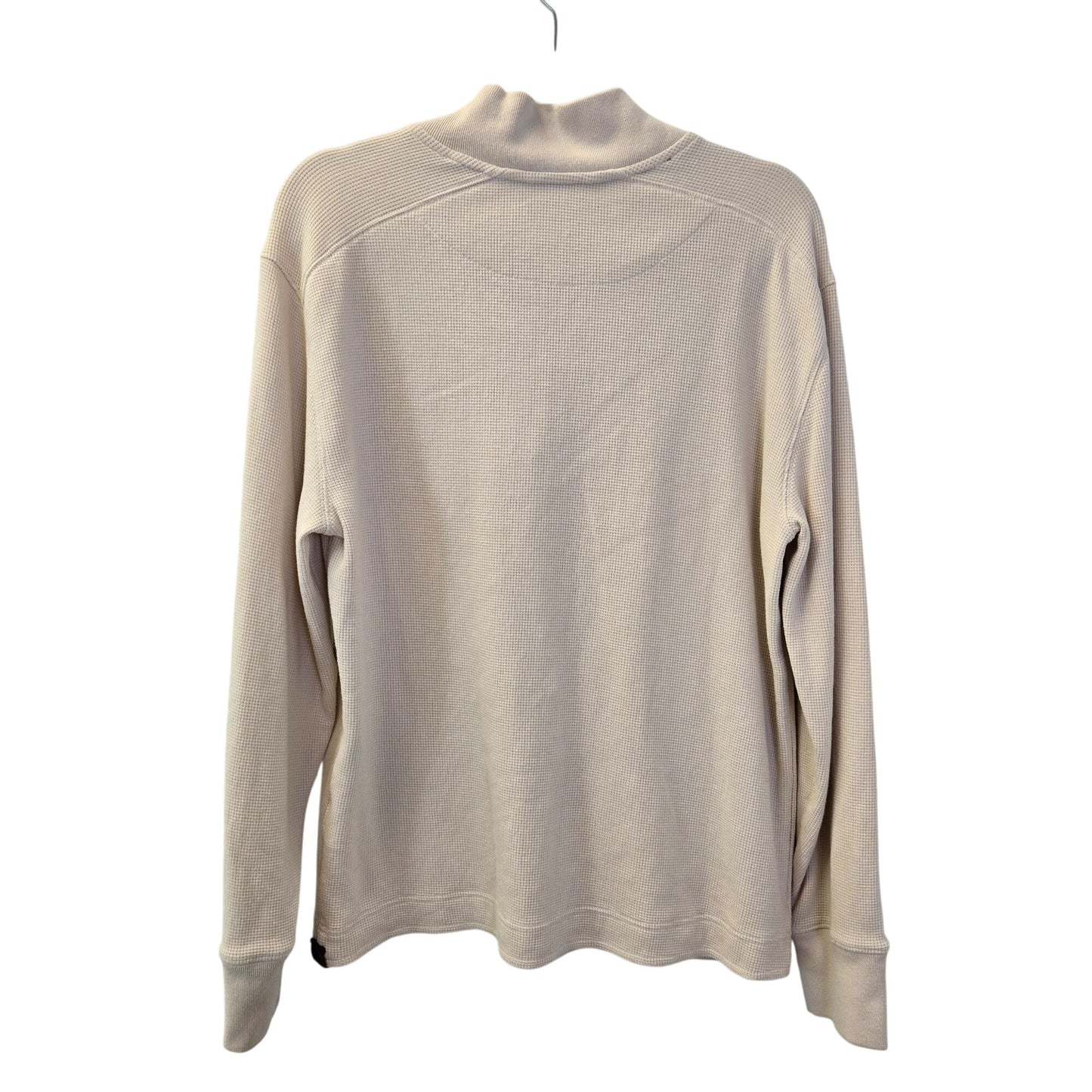 Banana Republic Thermal Knit Quarter Button Henley Top Size Medium