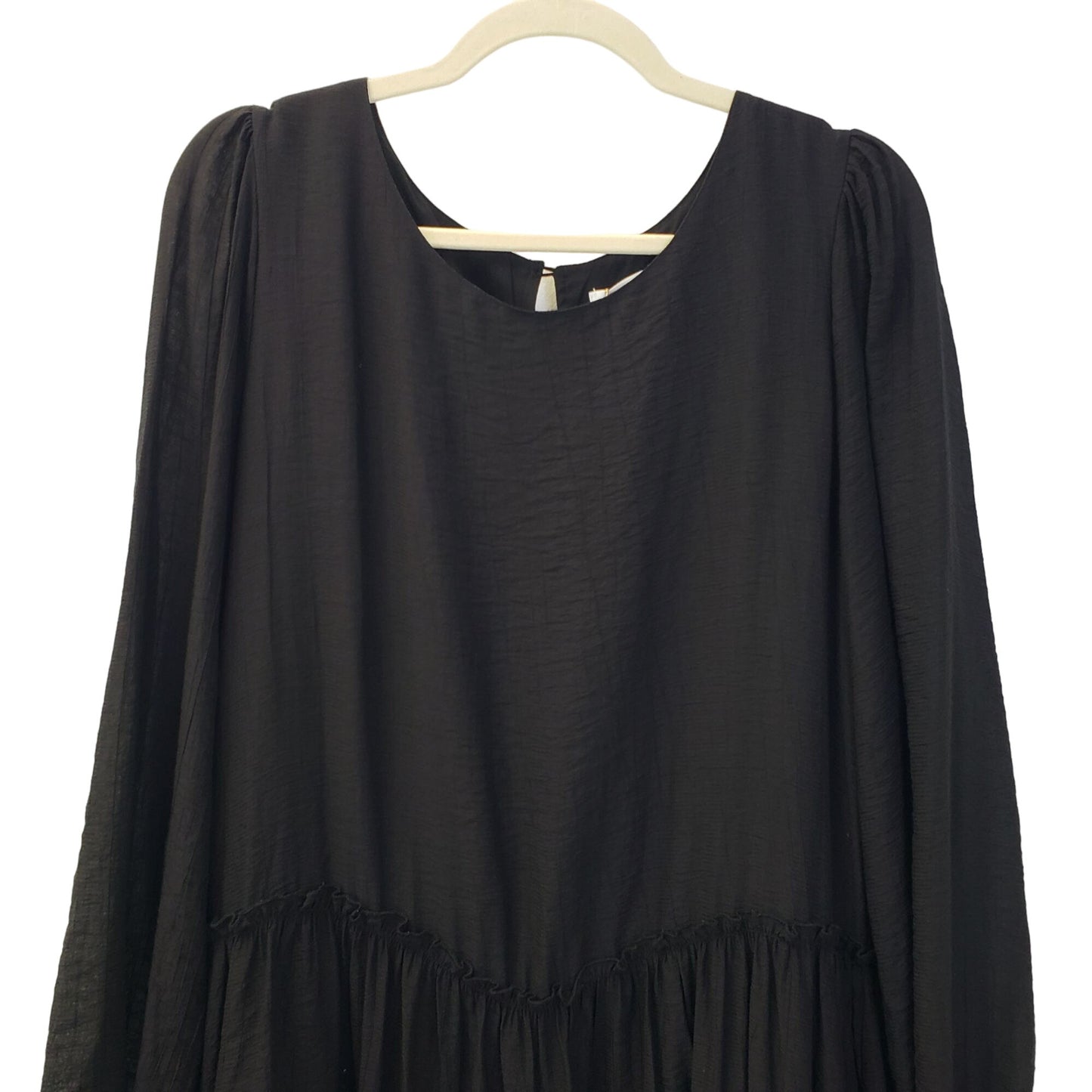 NWT Blue Ivy Ruffle Hem Mini Dress Size Medium *Missing Belt*