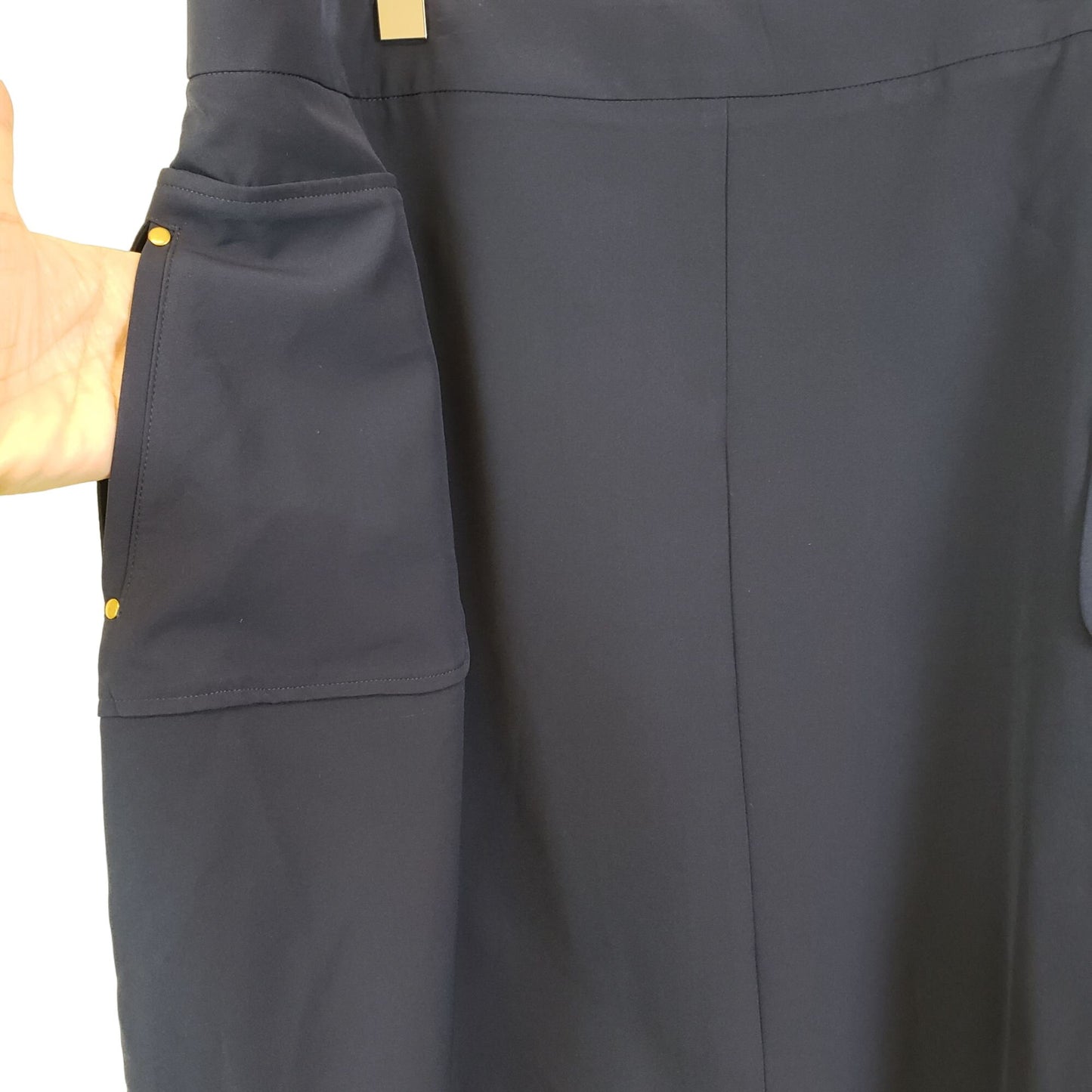 NWT Elouqii Patch Pocket Mini Skirt Size 20