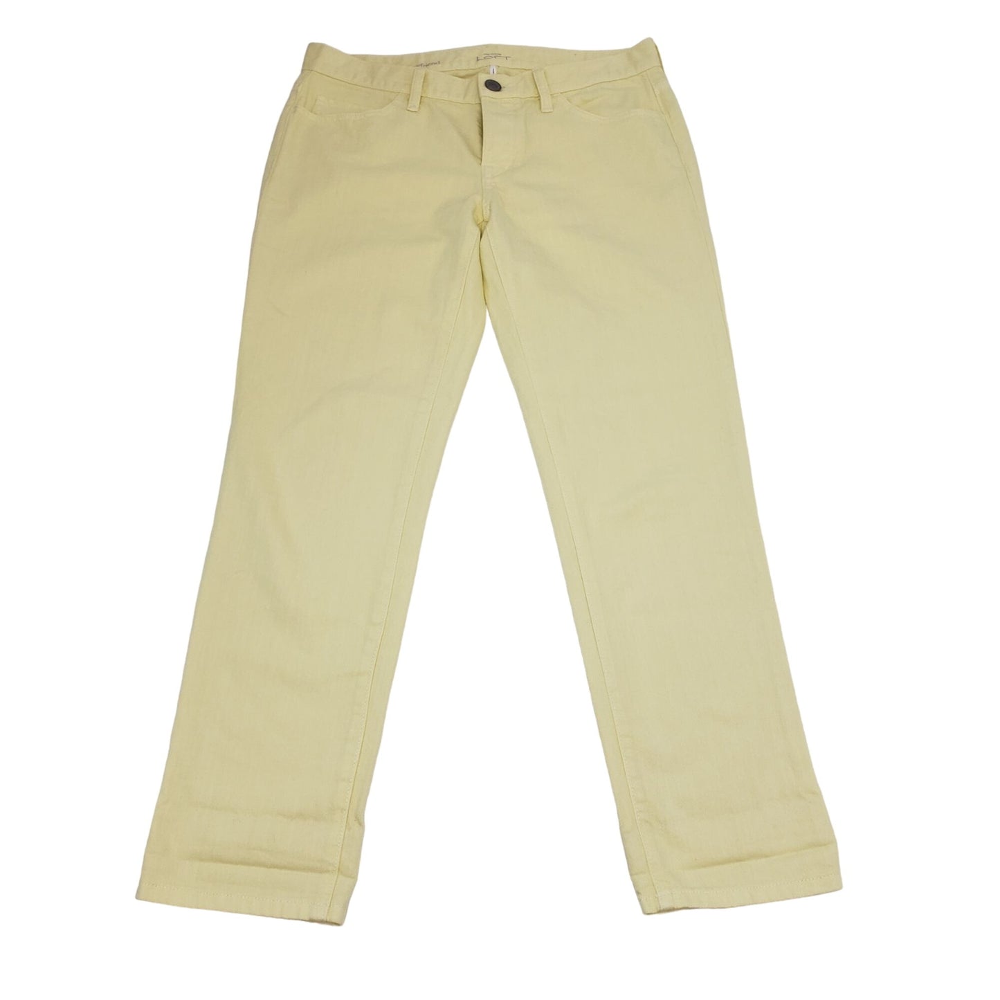 Loft Sunny Yellow Boyfriend Button Fly Jeans Size 26