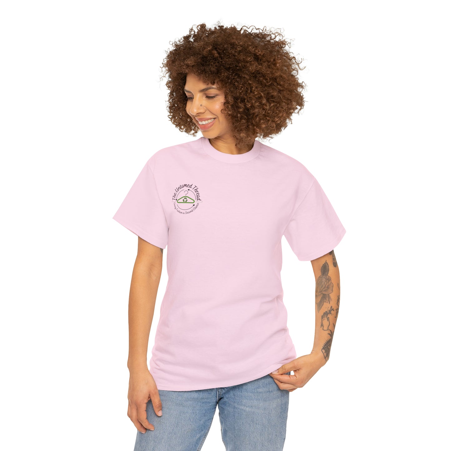 The Untamed Thread Logo Unisex Heavy Cotton Tee