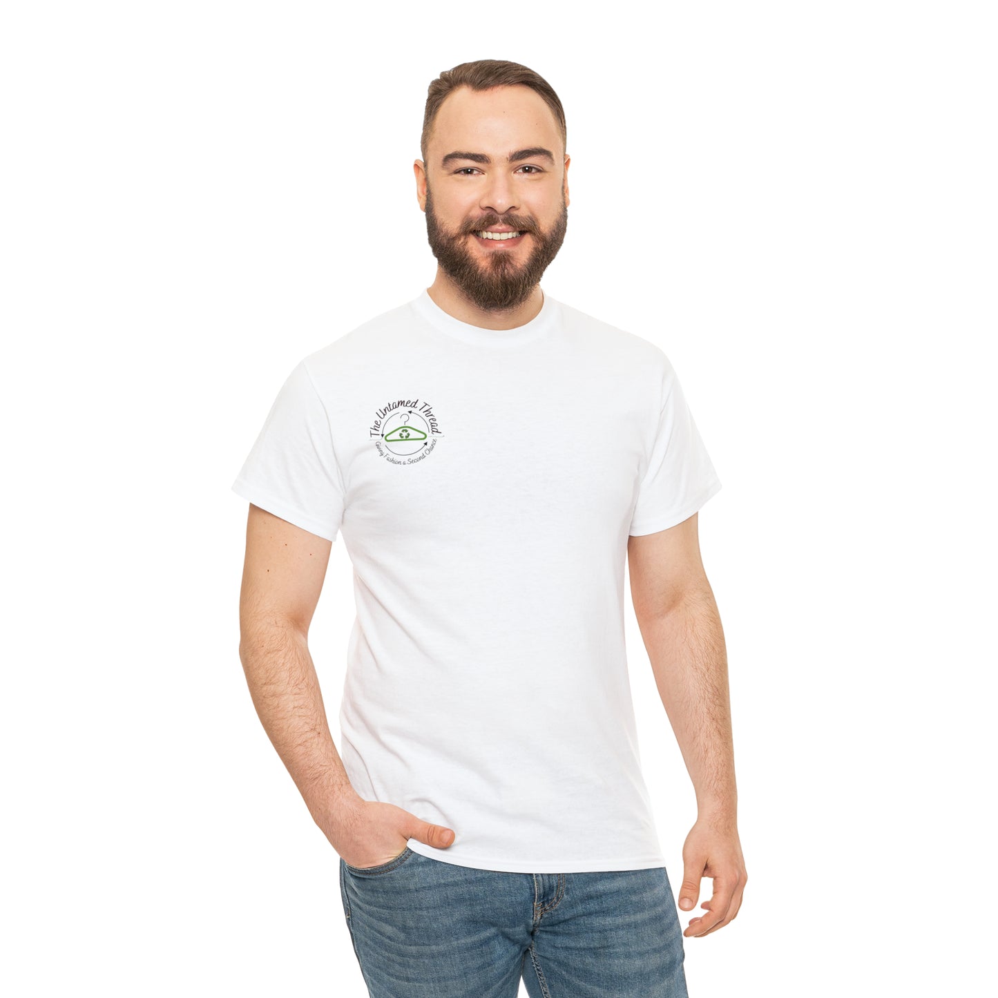 The Untamed Thread Logo Unisex Heavy Cotton Tee