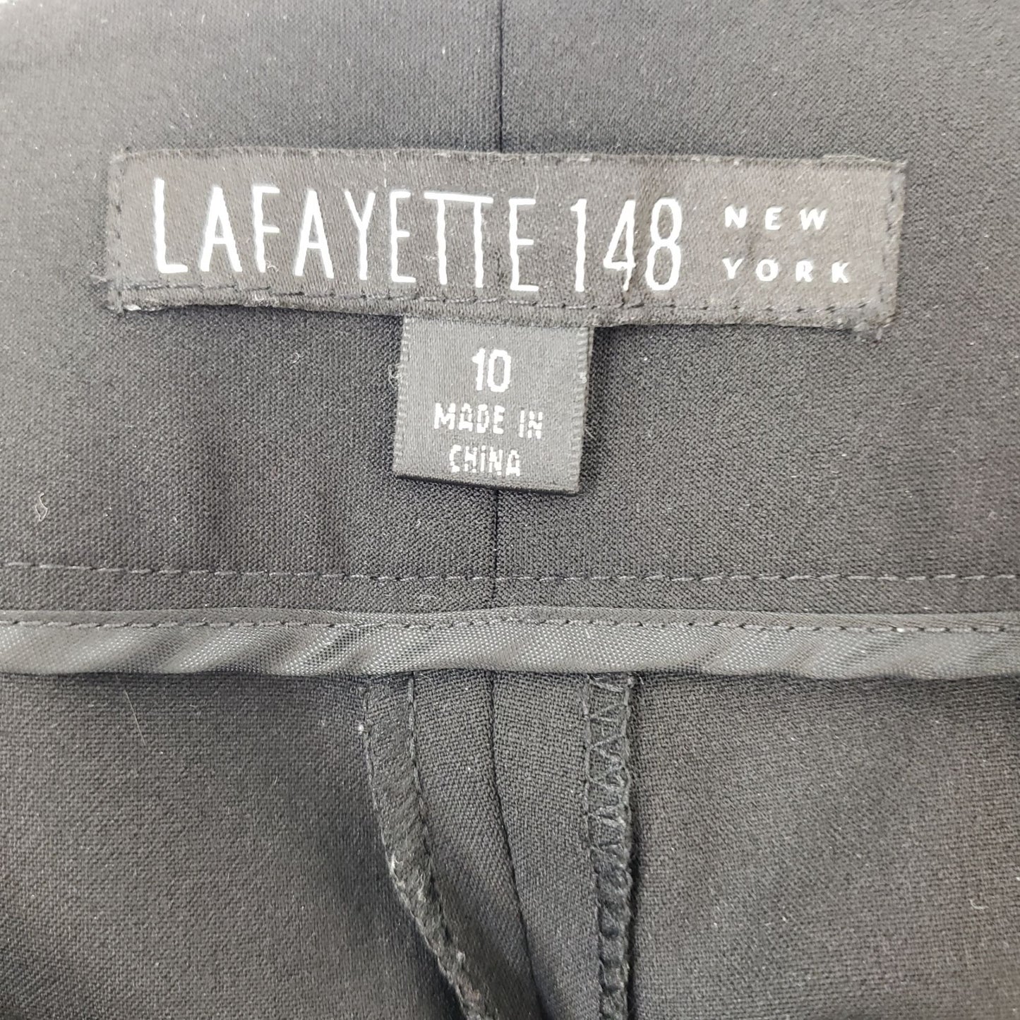 Lafayette 148 Wool Blend Slightly Flared Trouser Pants Size 10
