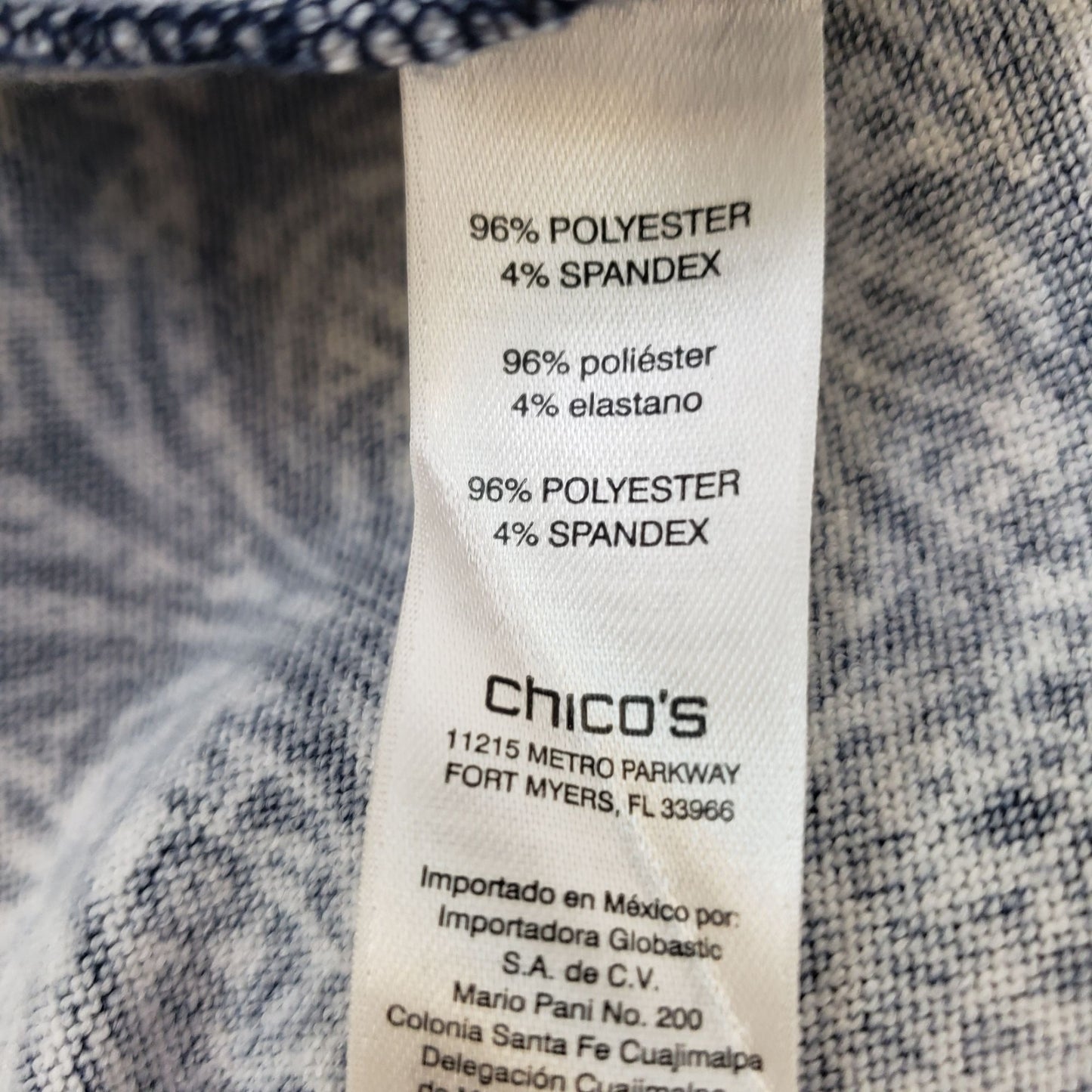 Chico's Graphic Print Hi-Low Tunic Top Size Chico's 0/Small