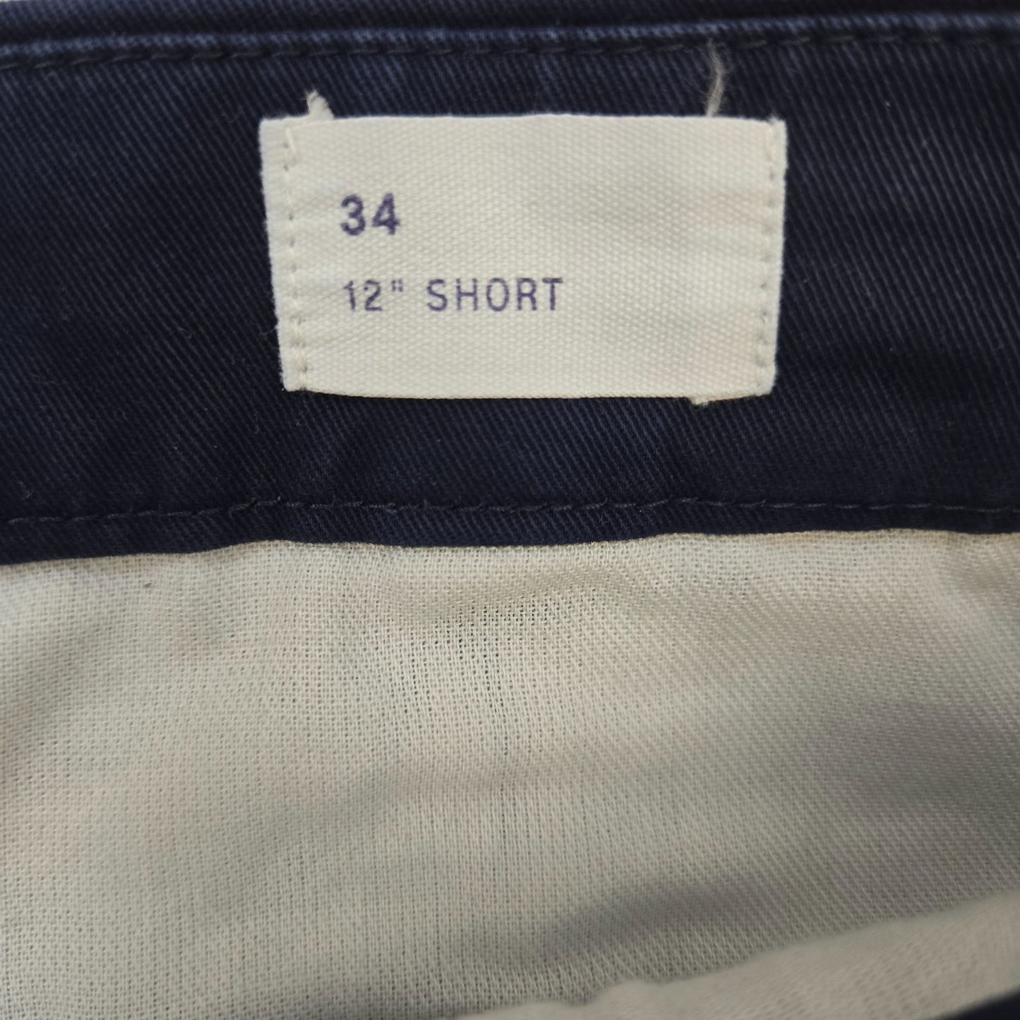 NWT Gap 12" Gapflex Chino Shorts Size 34