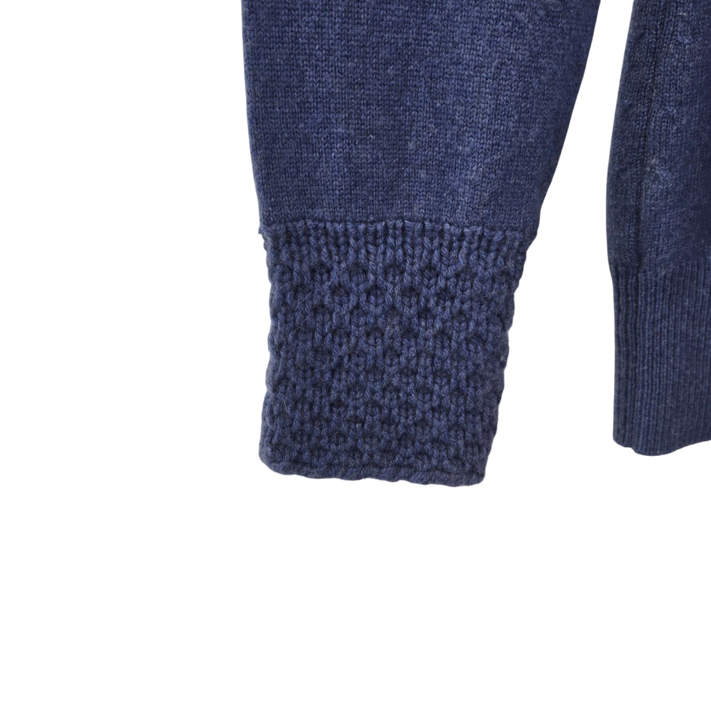 Enzo Mantovani 100% Cashmere Full Zip High Collar Sweater Size Large