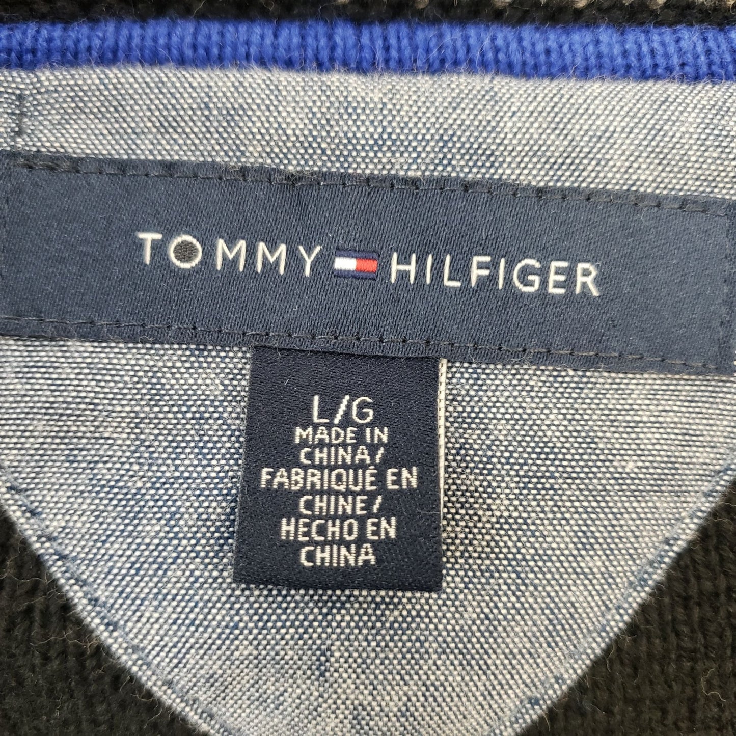 Tommy Hilfiger Full Zip Sweater Shacket Size Large