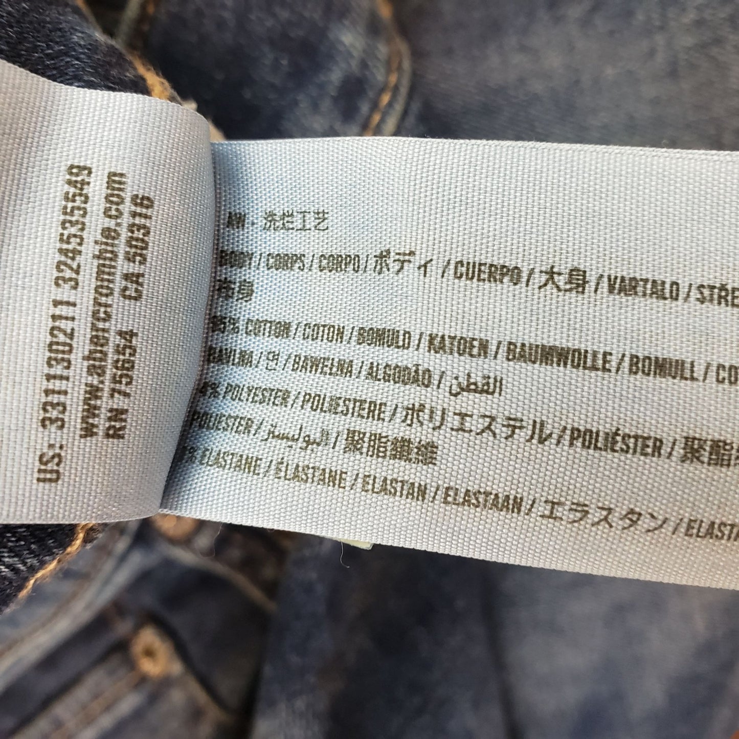 NWT Hollister Epic Flex Skinny Jeans Size 38x34