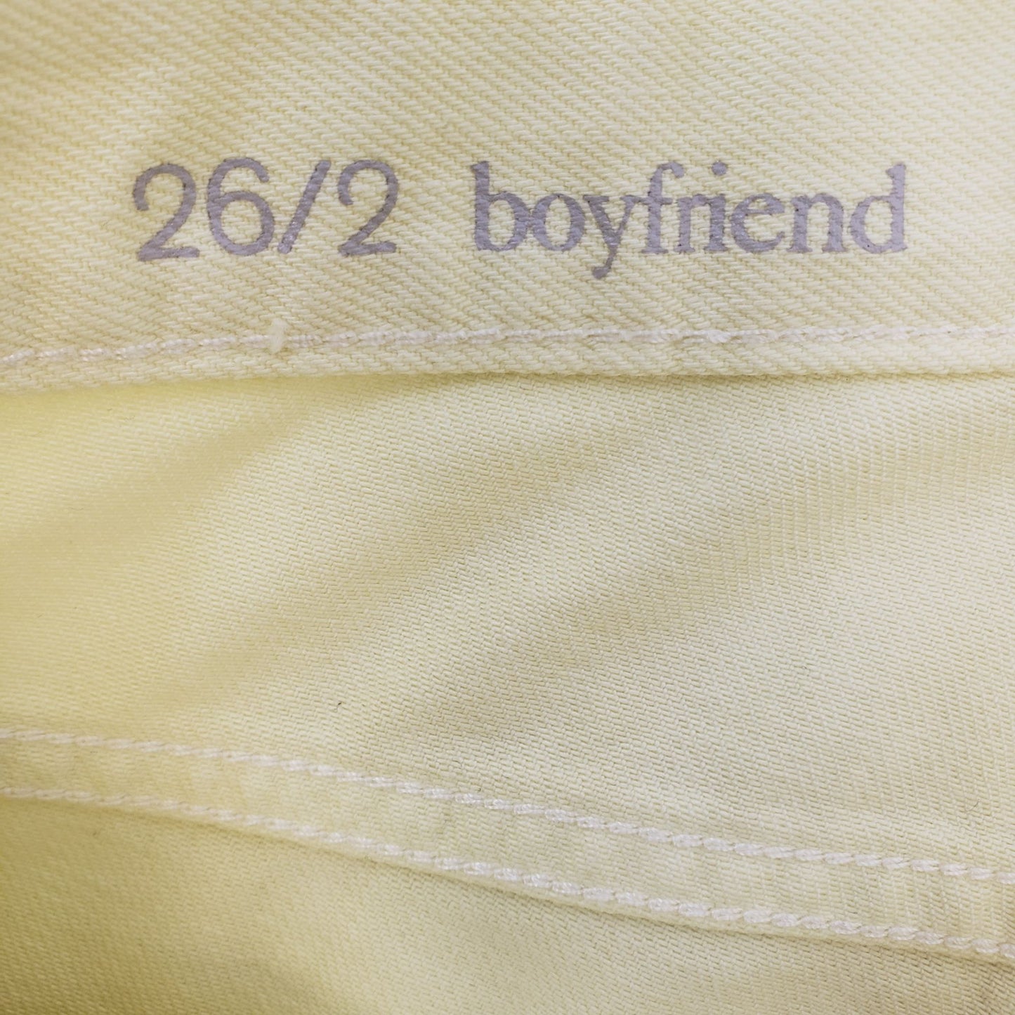 Loft Sunny Yellow Boyfriend Button Fly Jeans Size 26