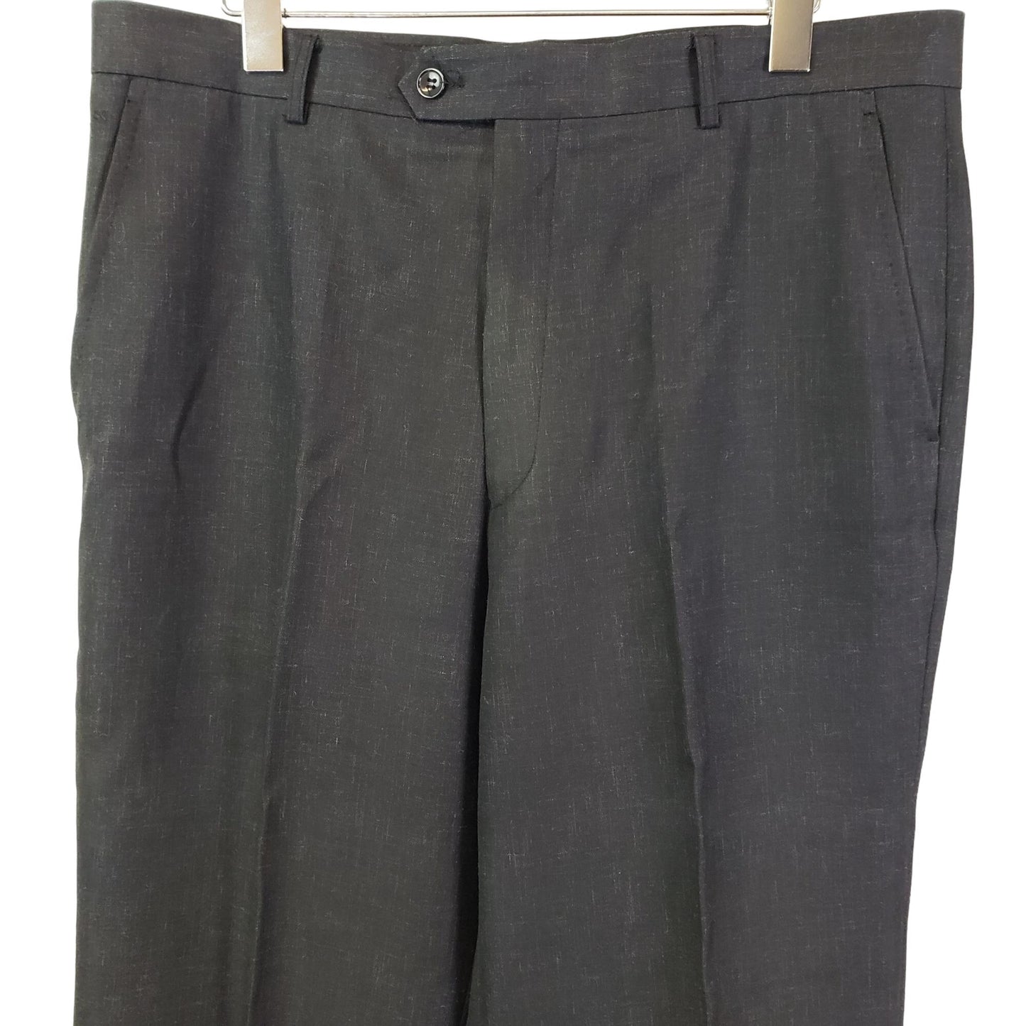 Boss Hugo Boss Heathered Black Dress Pants Size 36x30