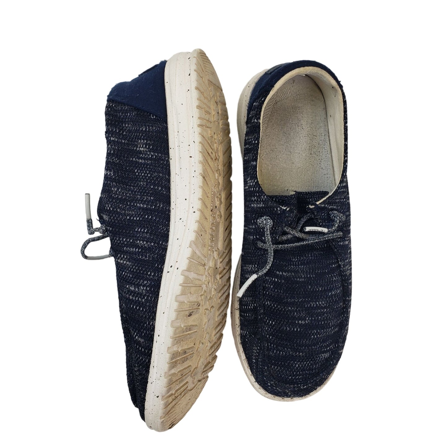 Hey Dude Wendy Sox Slip-On Lace Up Sneakers Size 8