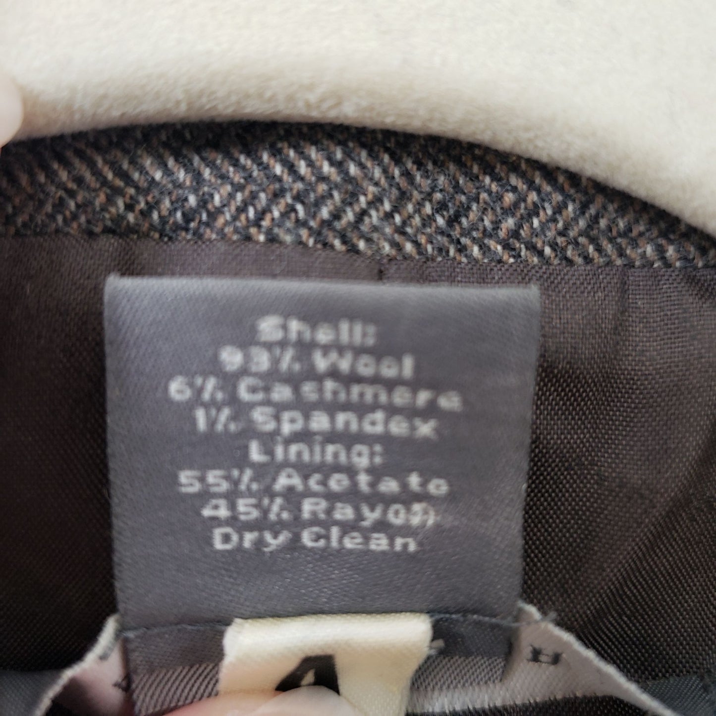 Ann Taylor Wool & Cashmere Blend Two Button Blazer Jacket Size 4