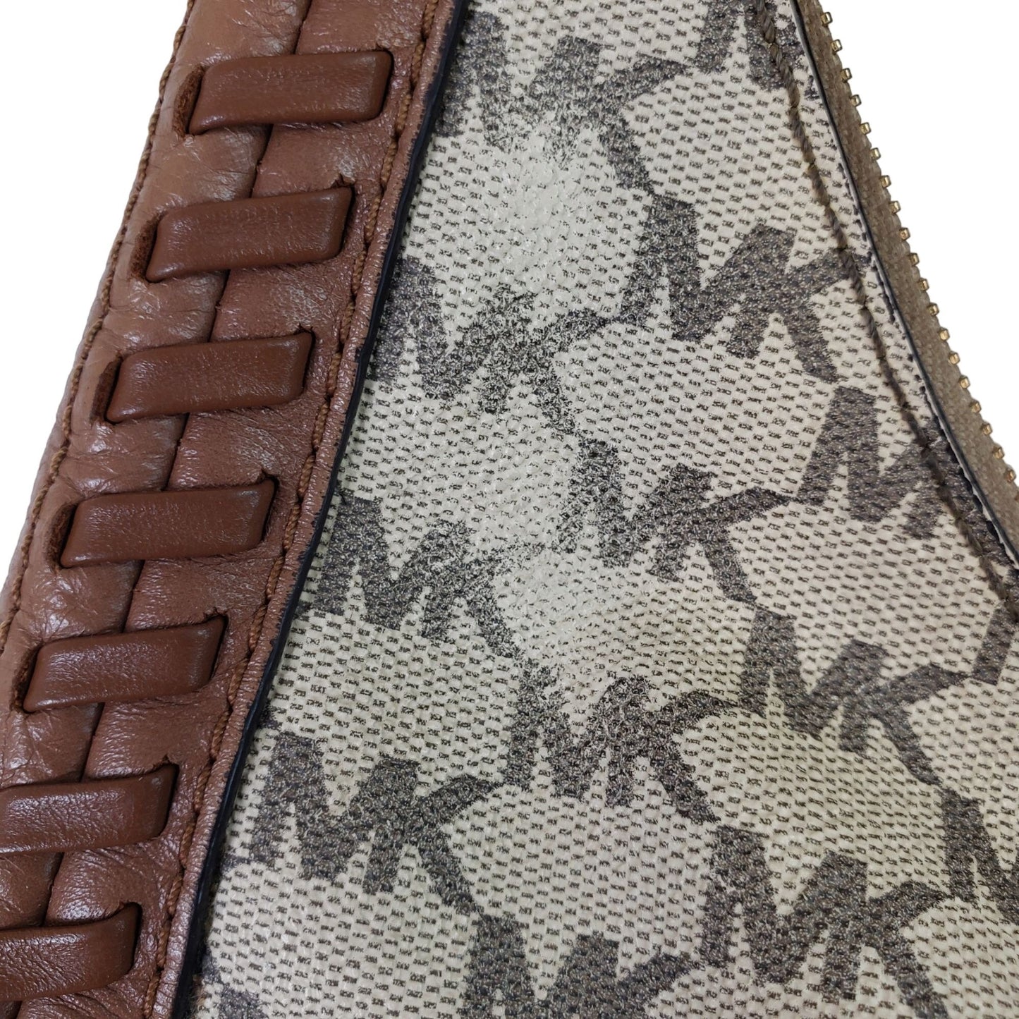 Michael Kors Lauren Signature Large Shoulder Hobo Handbag