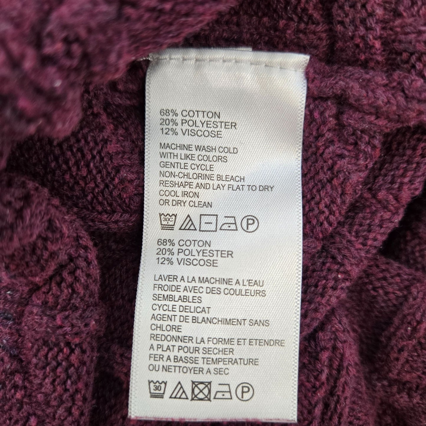 Tommy Bahama Textured Quarter Zip Sweater Size Medium