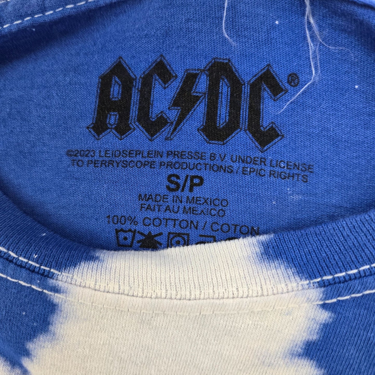 NWOT AC/DC Money Talks Graphic Licensed Band Tee Size Small