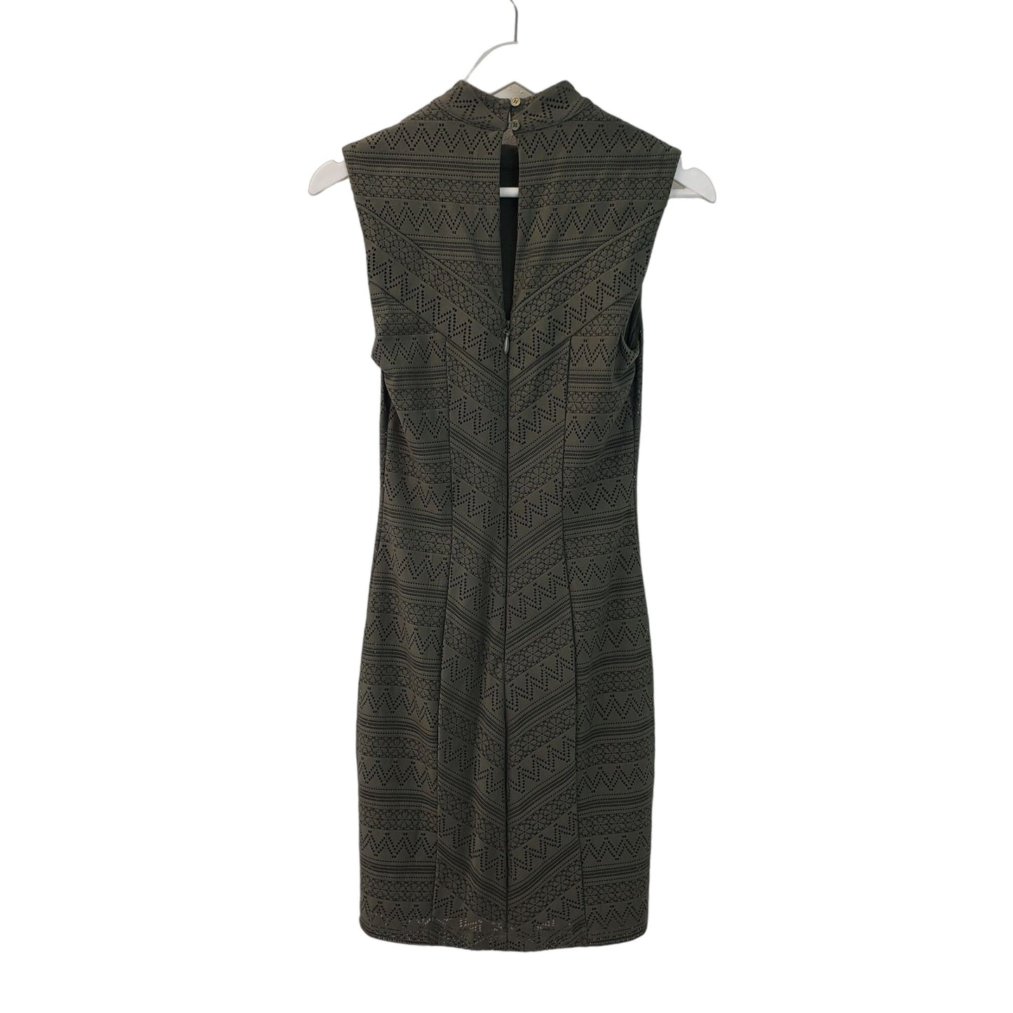 Bebe Mesh Overlay Bodycon Dress Size Small