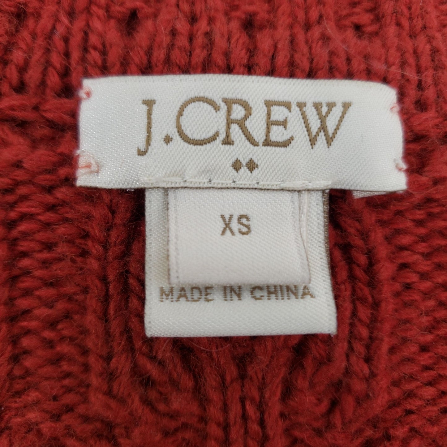J. Crew Factory Wool Blend Cable Knit Sweater Size XS