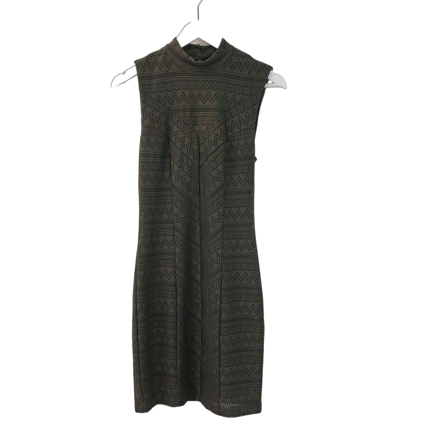 Bebe Mesh Overlay Bodycon Dress Size Small