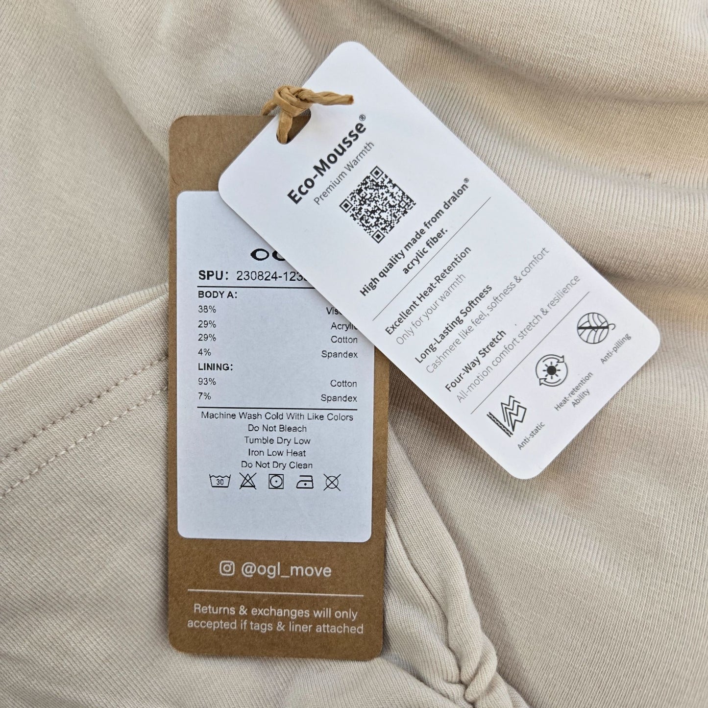 NWT OGL ProWarm Modern Side Ruched Boatneck Brami Top Size XS