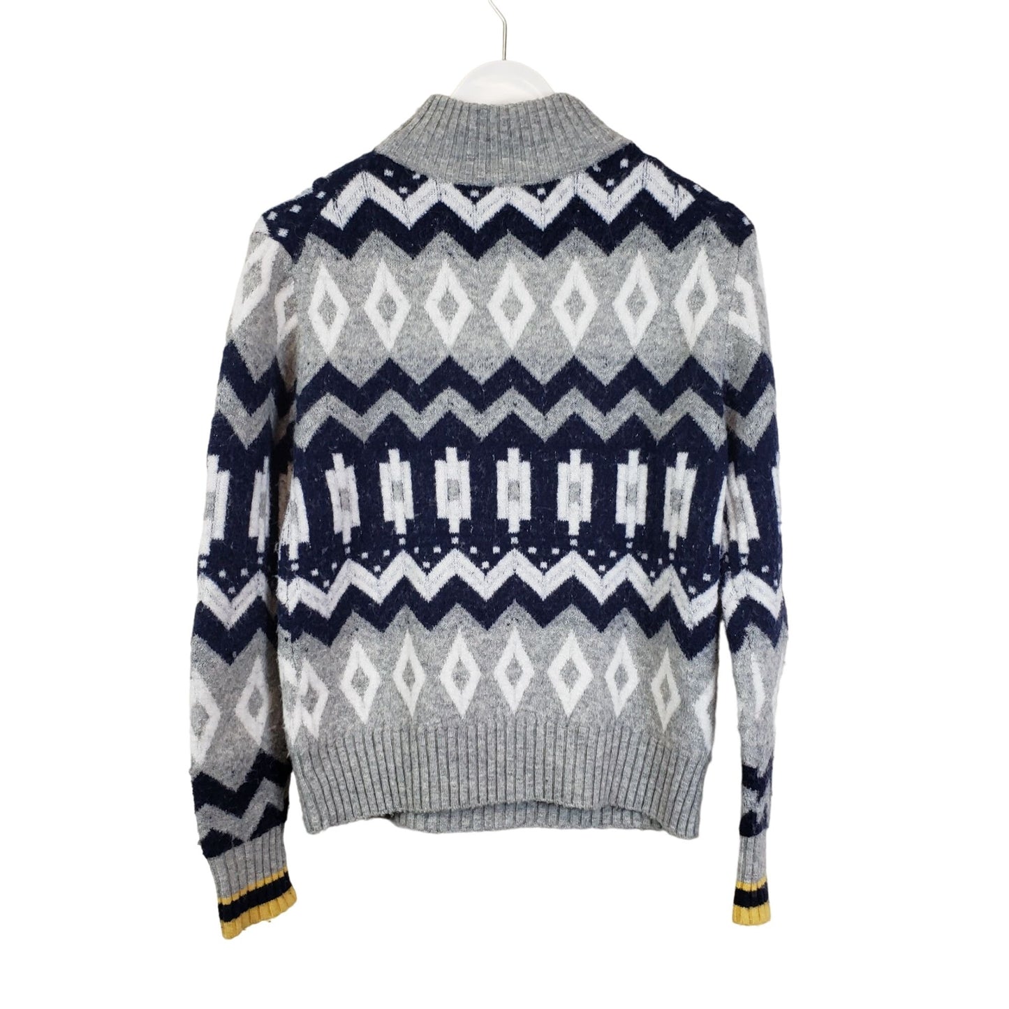 J. Crew Wool & Alpaca Graphic Pattern Crewneck Sweater Size XS/S