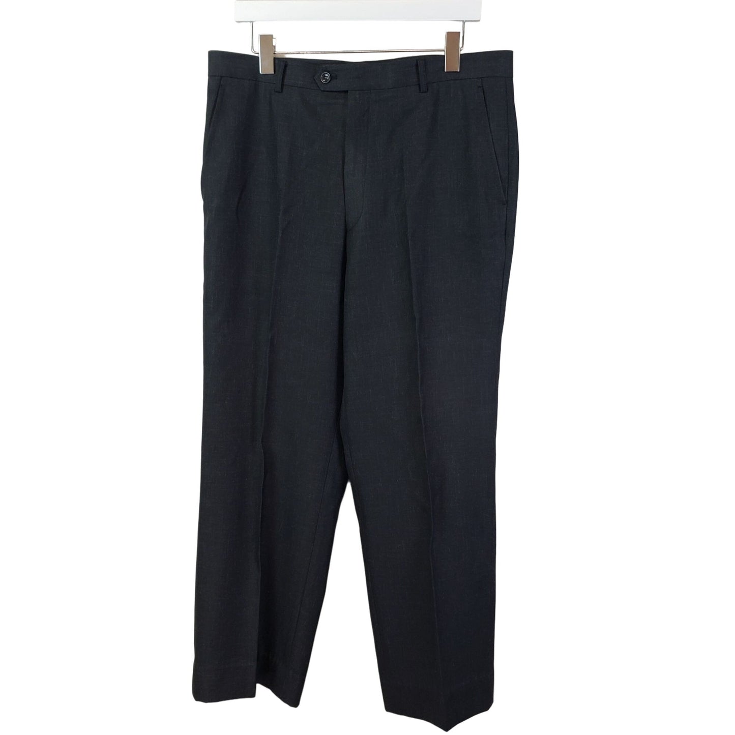 Boss Hugo Boss Heathered Black Dress Pants Size 36x30