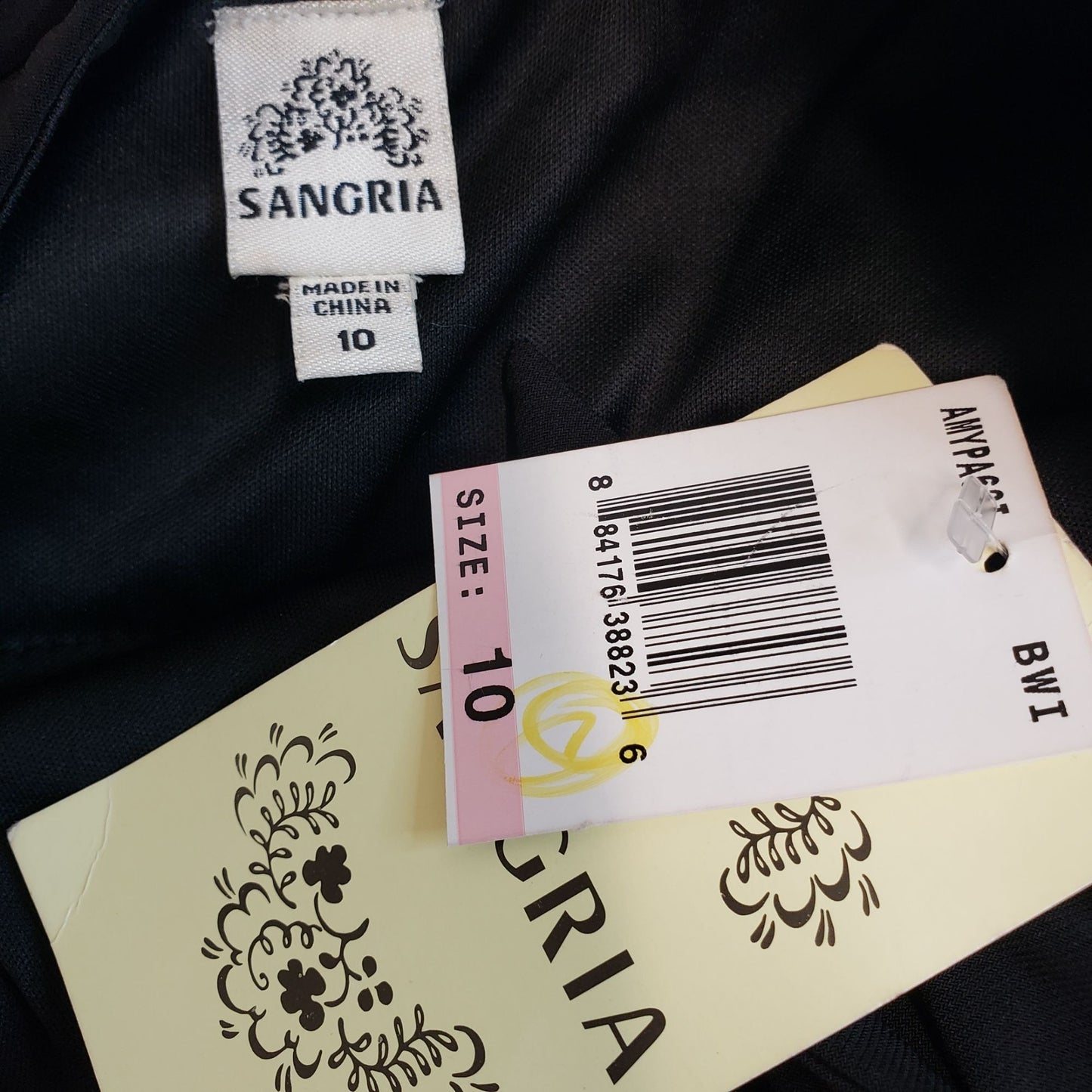 NWT Sangria Floral Handkerchief Hem Halter Dress Size 10