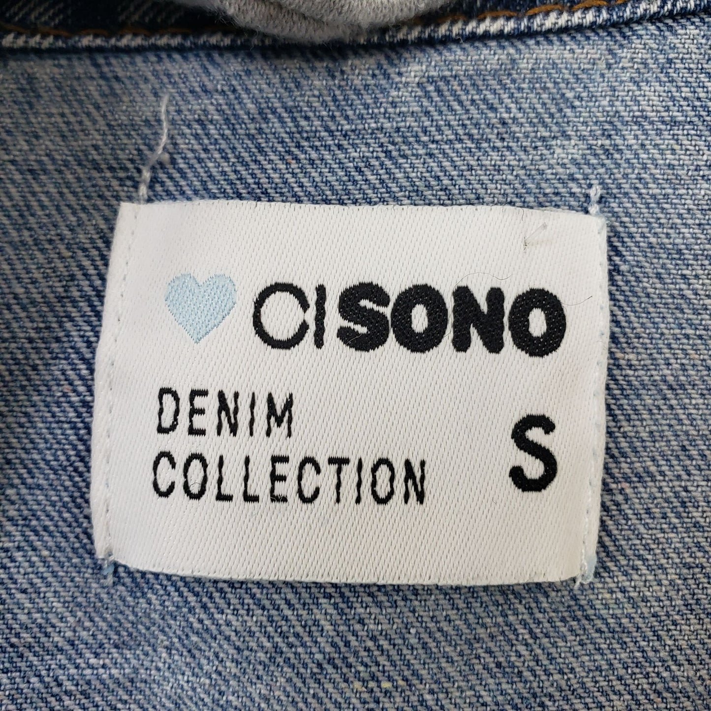 Ci Sono Denim Jacket with Removable Hood Size Small