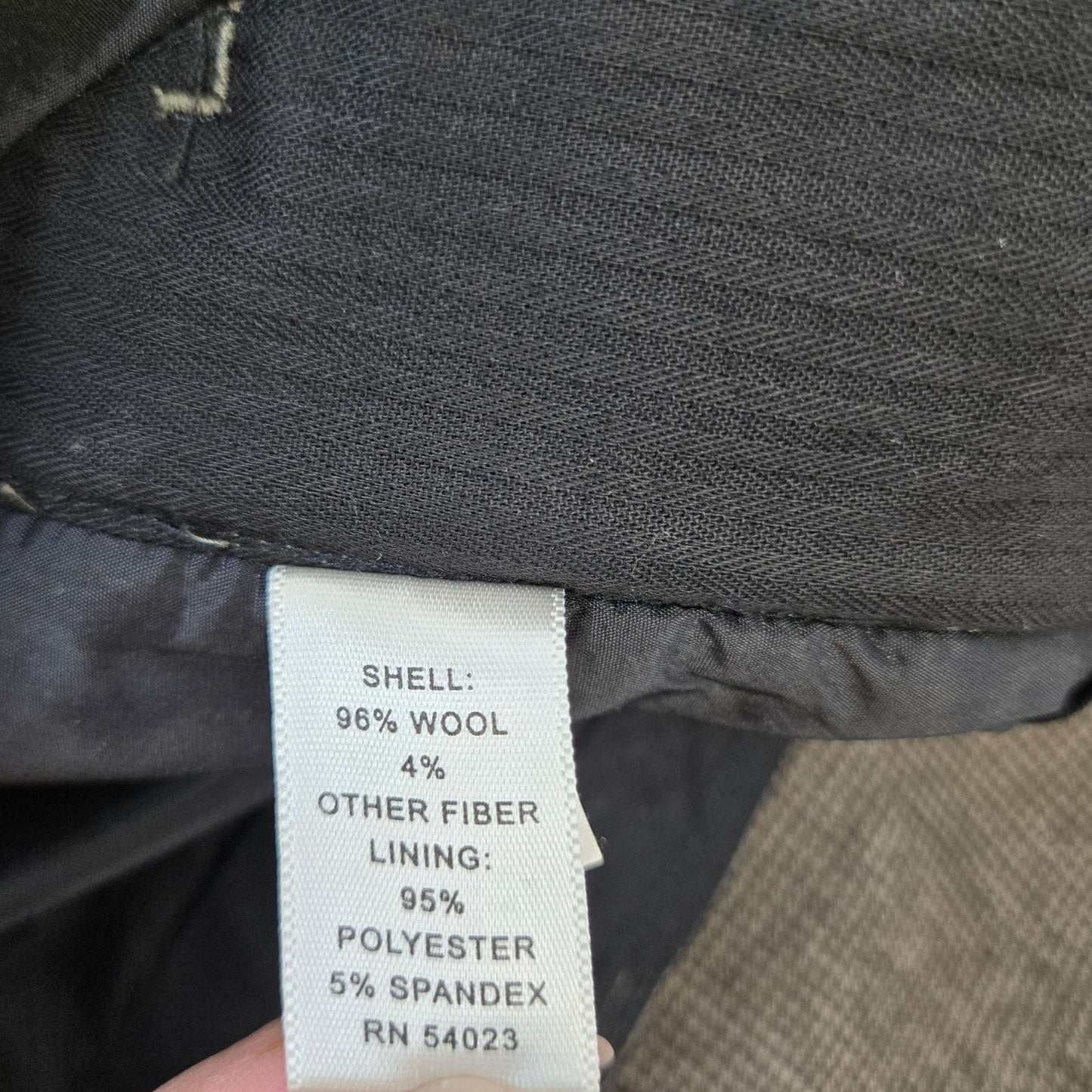 Banana Republic Martin Fit Wool Blend Stretch Flare Trouser Pants Size 8
